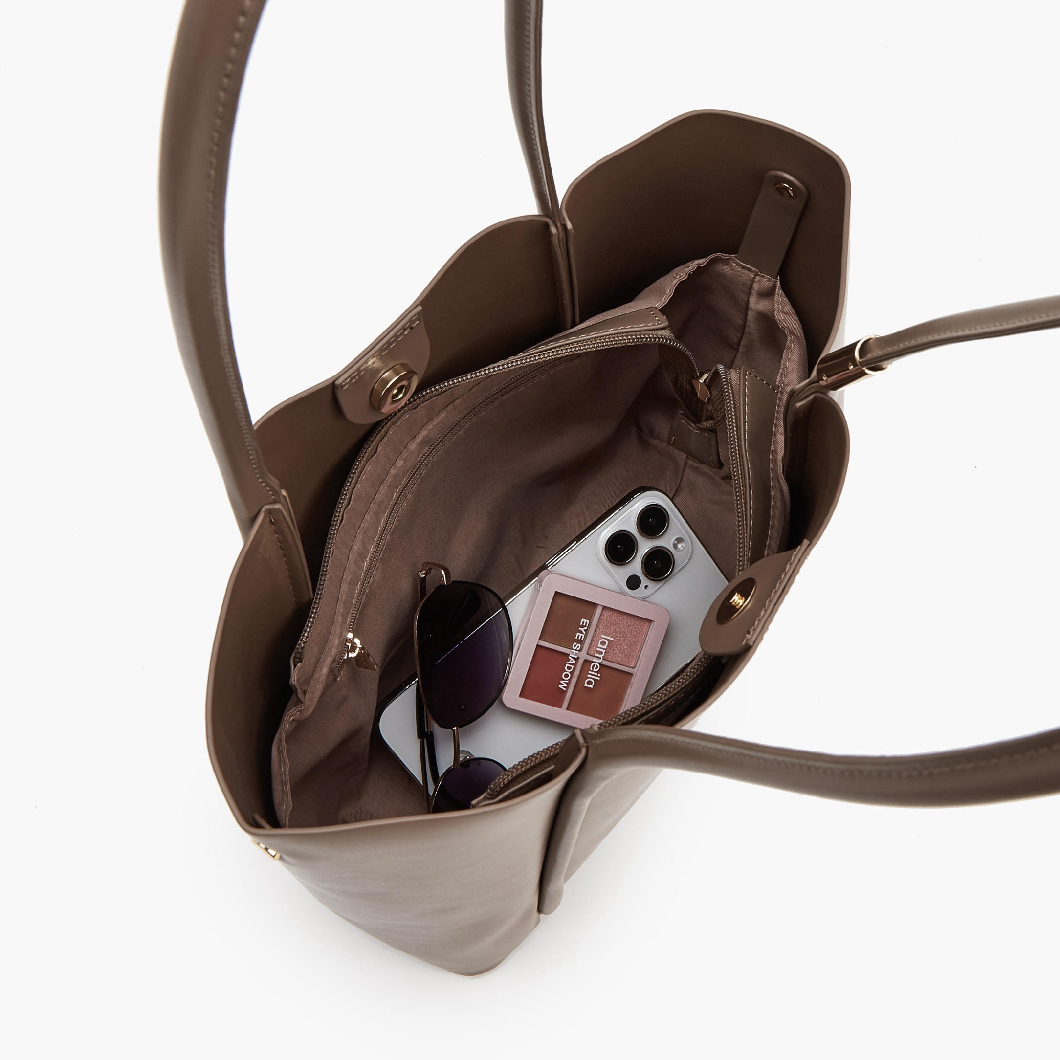 Flora Bella Solid Tote Bag with Double Handles-women-bagsandwallets-handbags-image-7