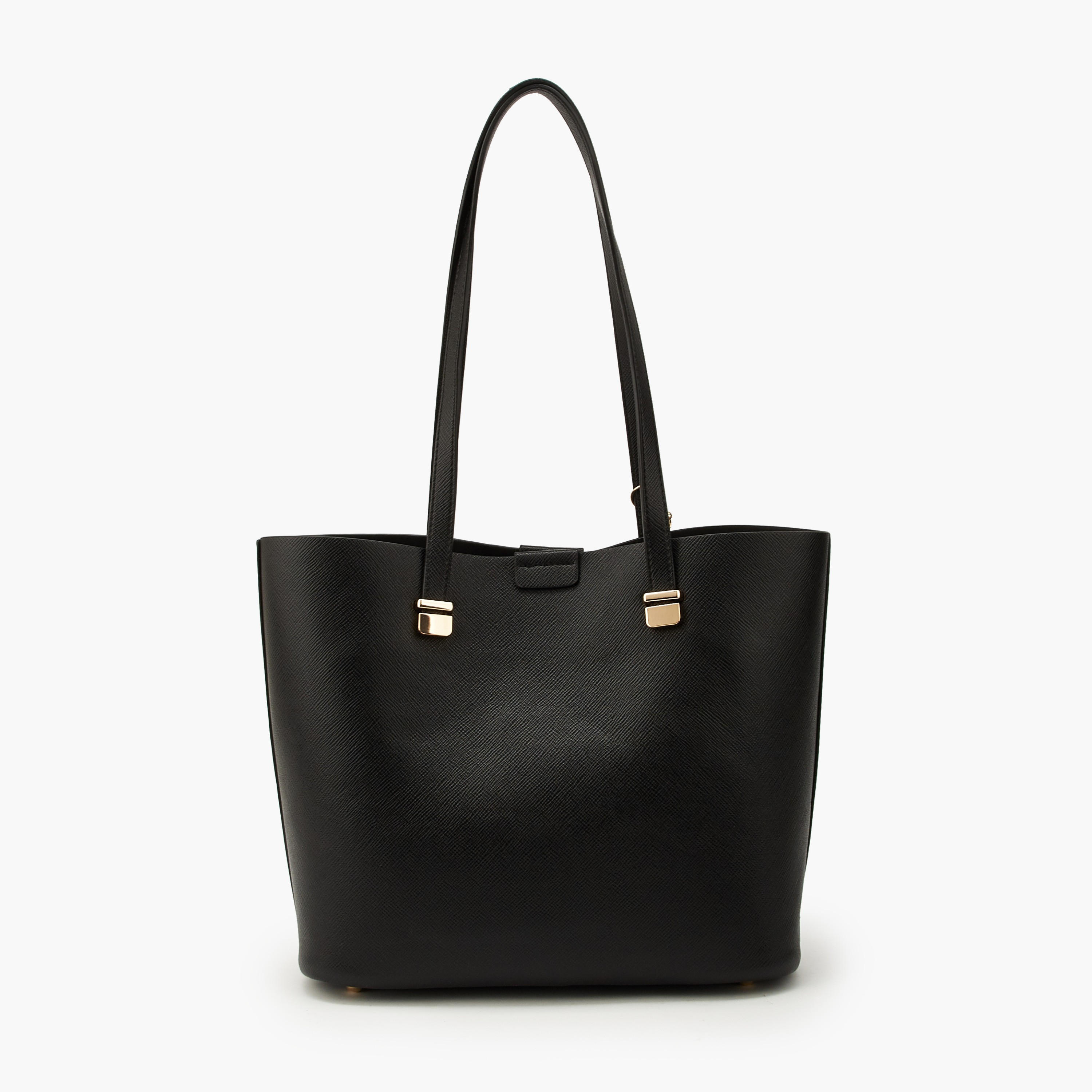 Flora Bella Textured Tote Bag with Pouch and Card Holder-women-bagsandwallets-handbags-image-7