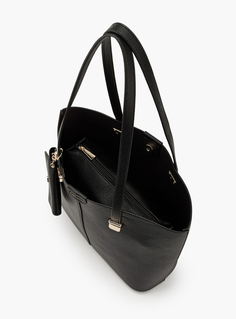Flora Bella Textured Tote Bag with Pouch and Card Holder-women-bagsandwallets-handbags-image-9