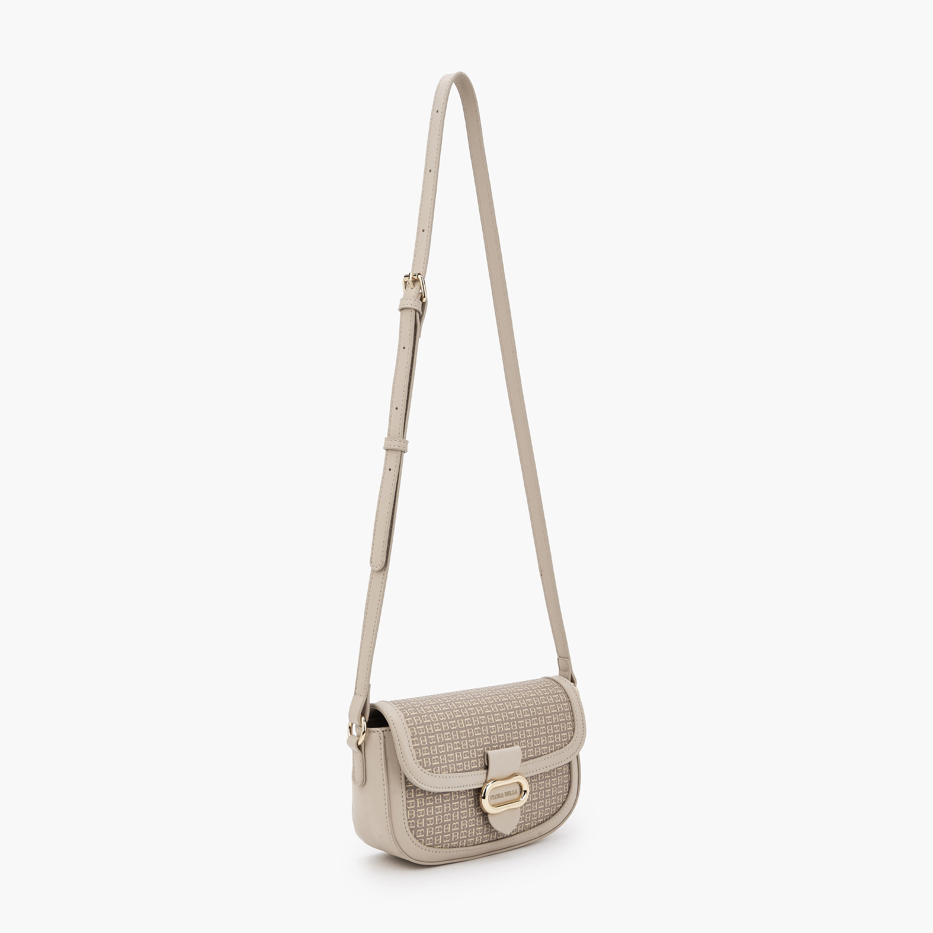 شنطة كروس بودي بطبعات مونوجرام مع حزام قابل للتعديل من فلورا بيلا-women-bagsandwallets-handbags-image-2
