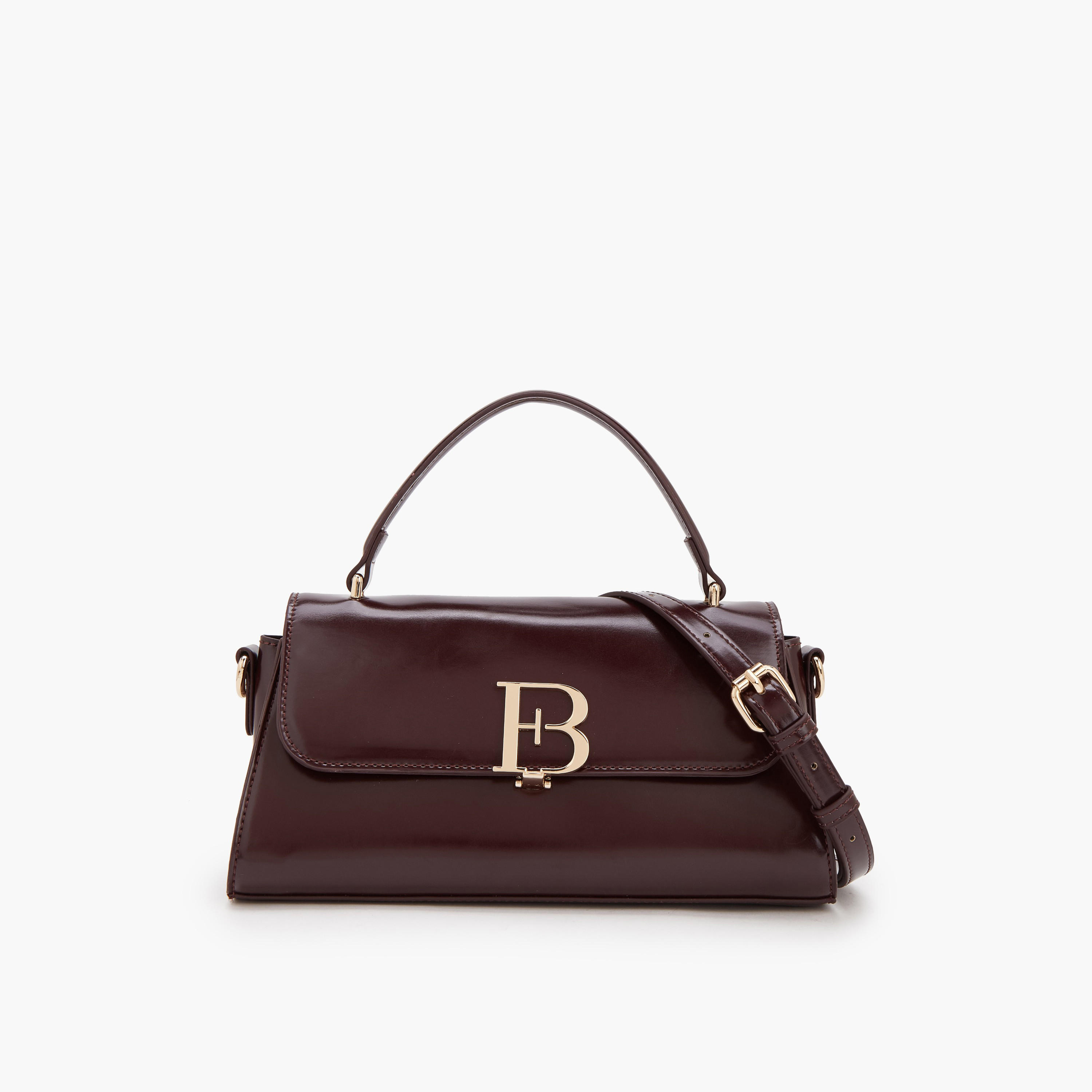 Flora Bella Solid Satchel Bag with Detachable Strap-women-bagsandwallets-handbags-image-1