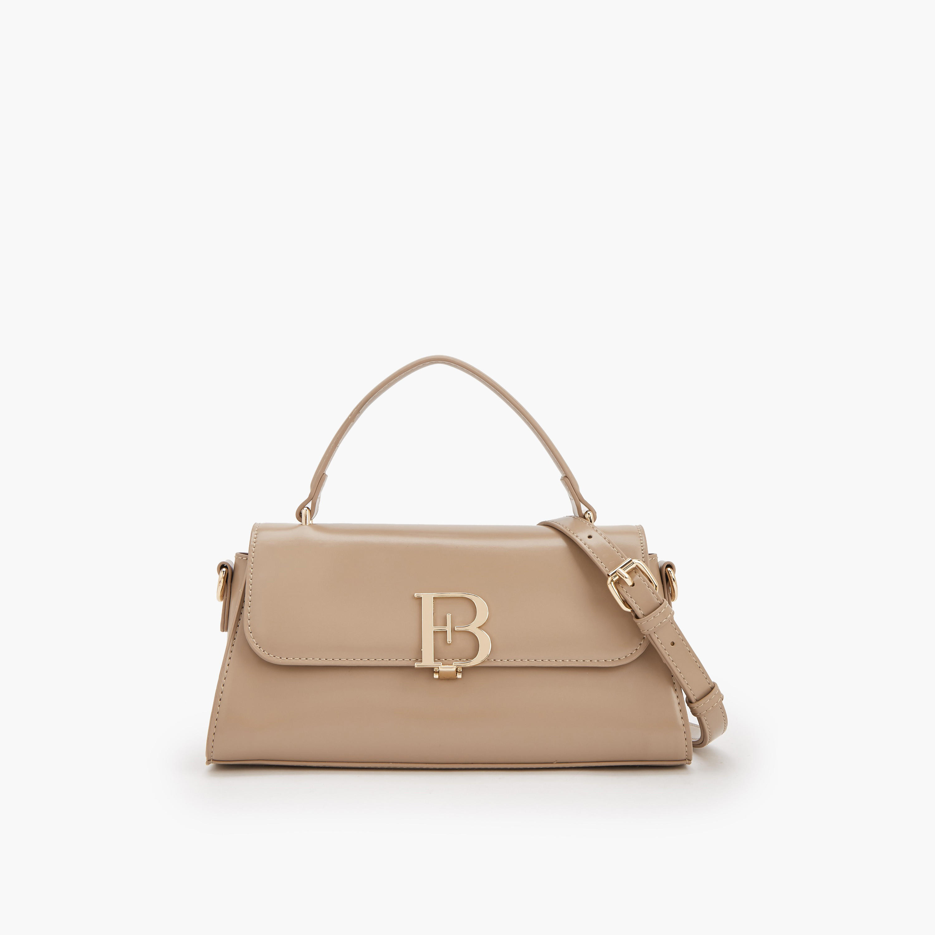 شنطة ساتشيل سادة بحزام قابل للفصل من فلورا بيلا-women-bagsandwallets-handbags-image-1