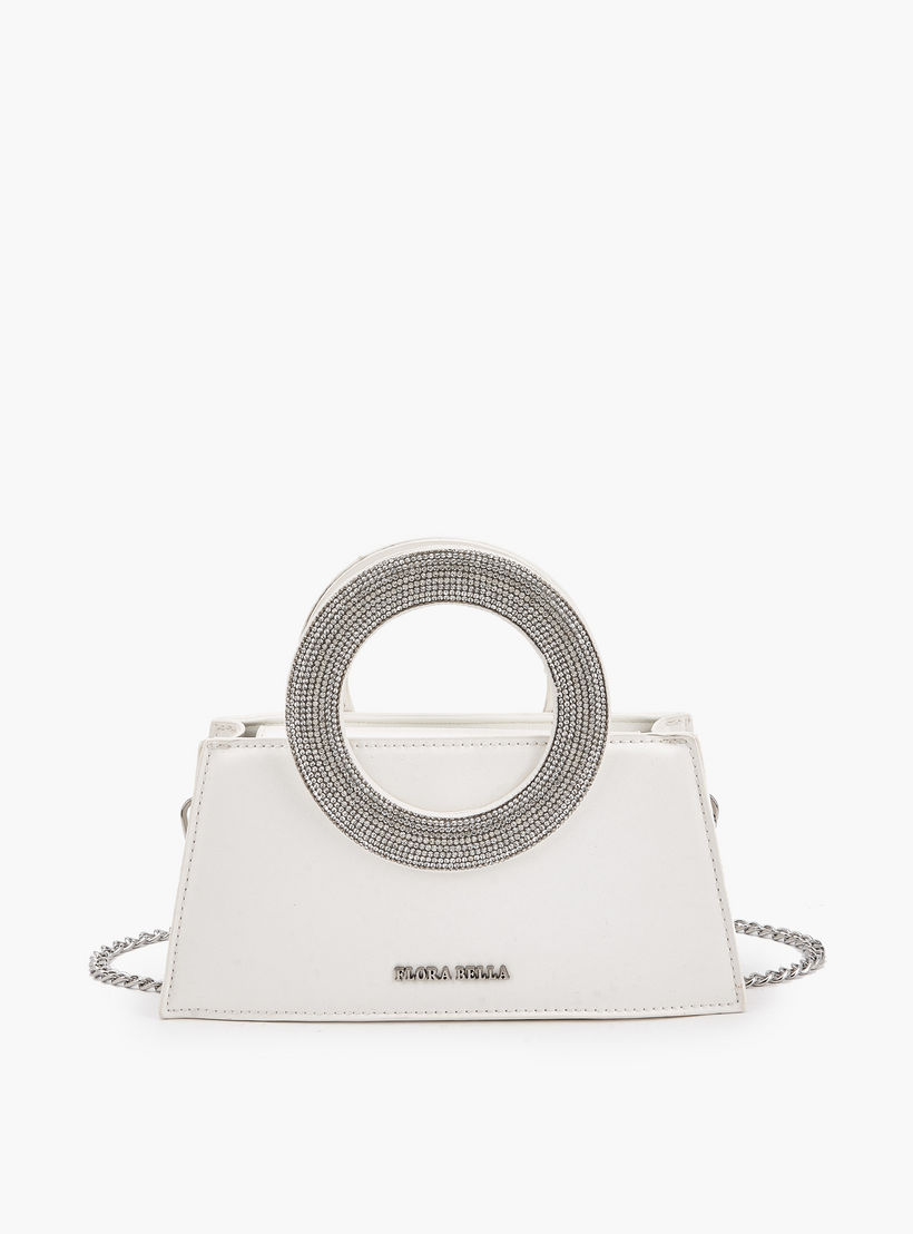 شنطة كروس بودي مزينة بالأحجار بحزام سلسلة من فلورا بيلا-women-bagsandwallets-handbags-image-1