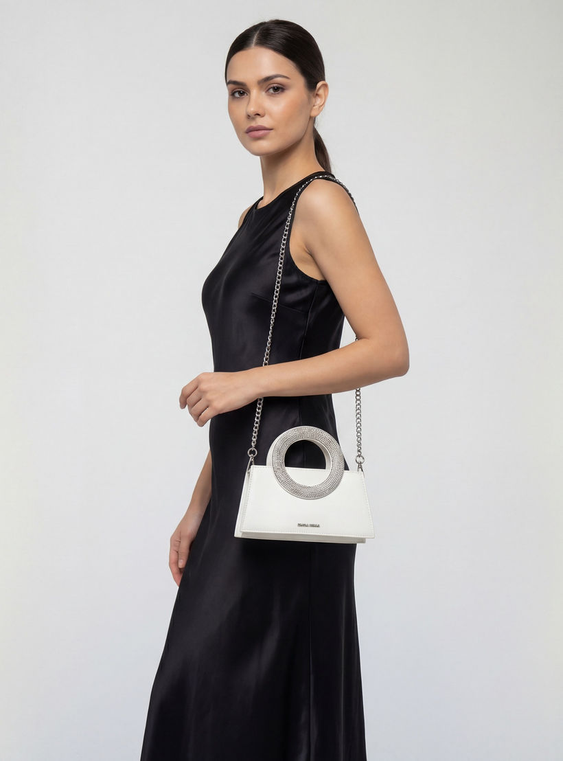 شنطة كروس بودي مزينة بالأحجار بحزام سلسلة من فلورا بيلا-women-bagsandwallets-handbags-image-2