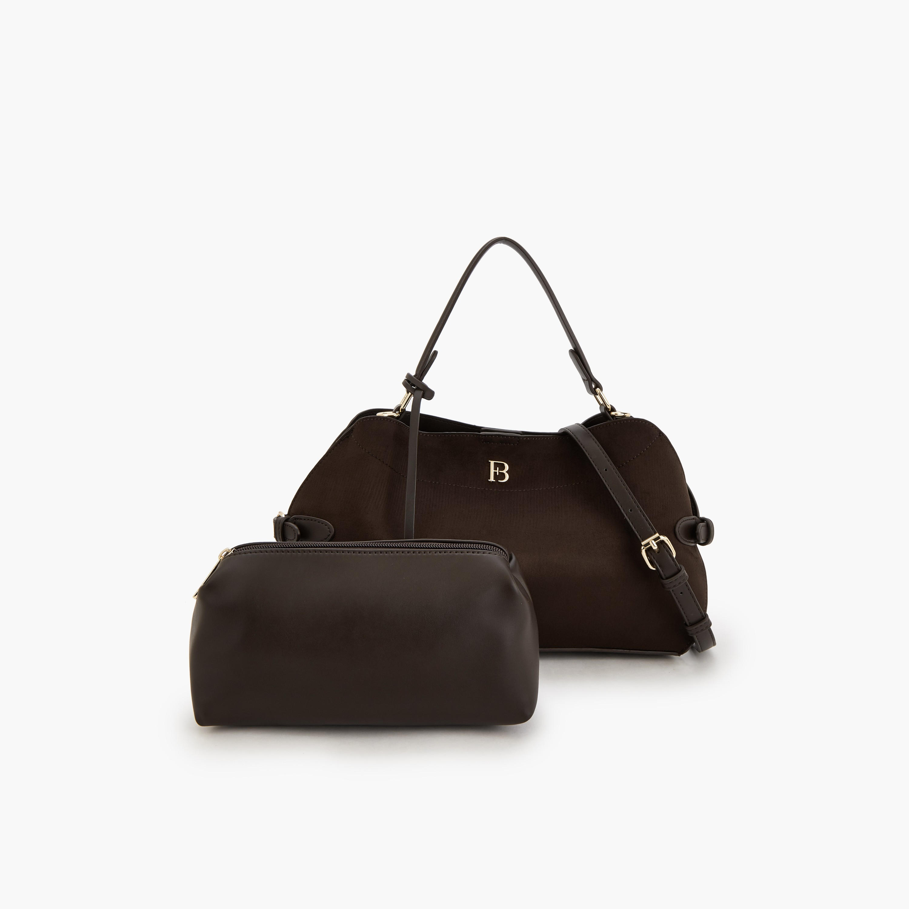 Flora Bella Buckle Accent Tote Bag with Pouch-women-bagsandwallets-handbags-image-1