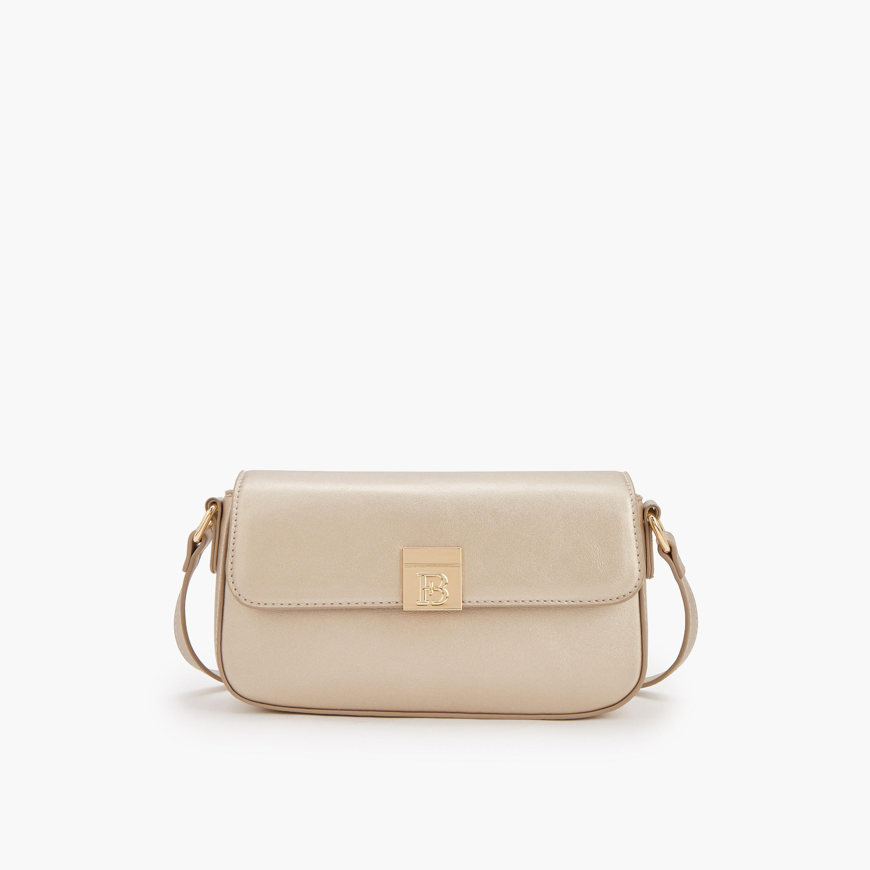 Flora Bella Solid Crossbody Bag with Magnetic Clasp Closure-women-bagsandwallets-handbags-image-1