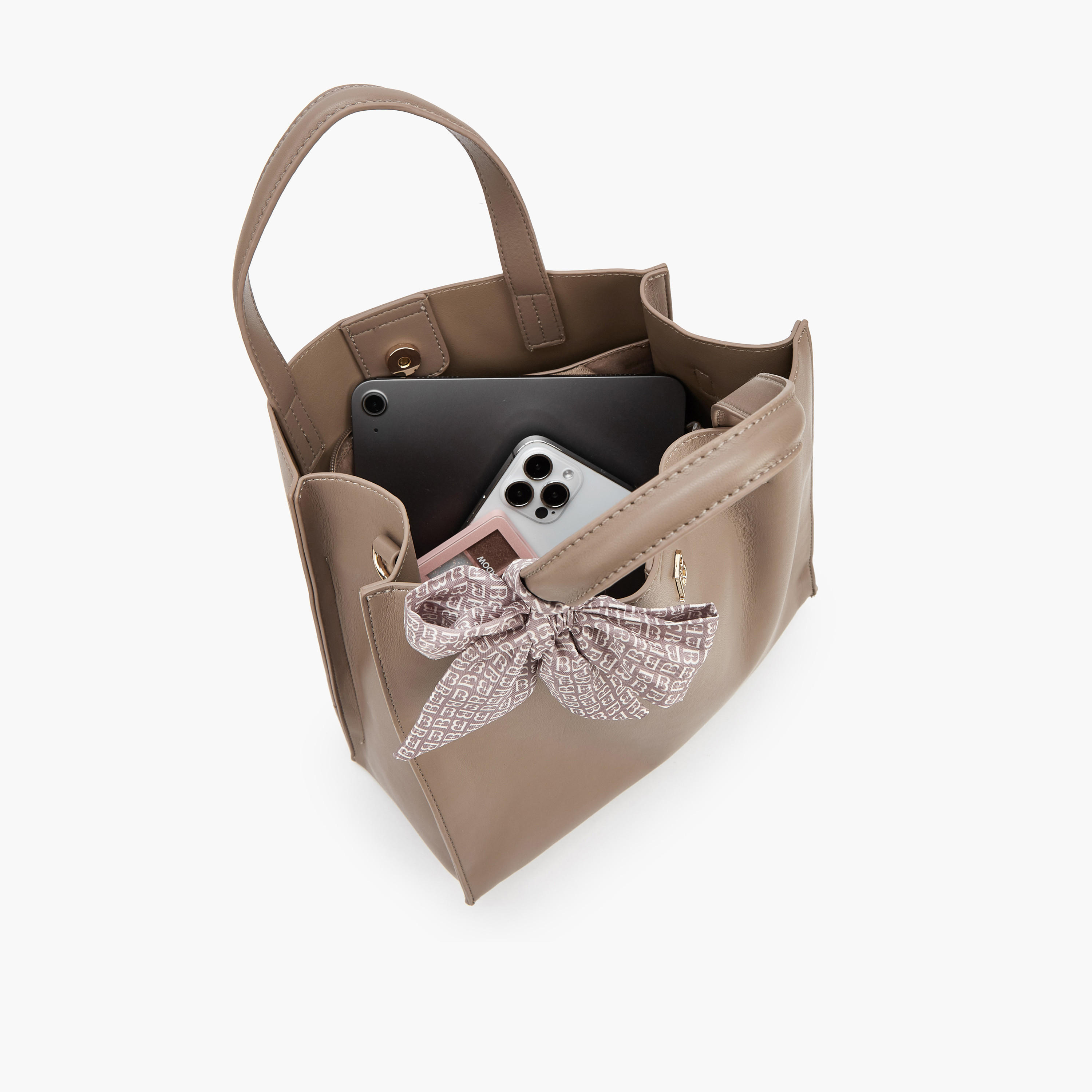 شنطة توتي بمقابض مزدوجة ووشاح من فلورا بيلا-women-bagsandwallets-handbags-image-7