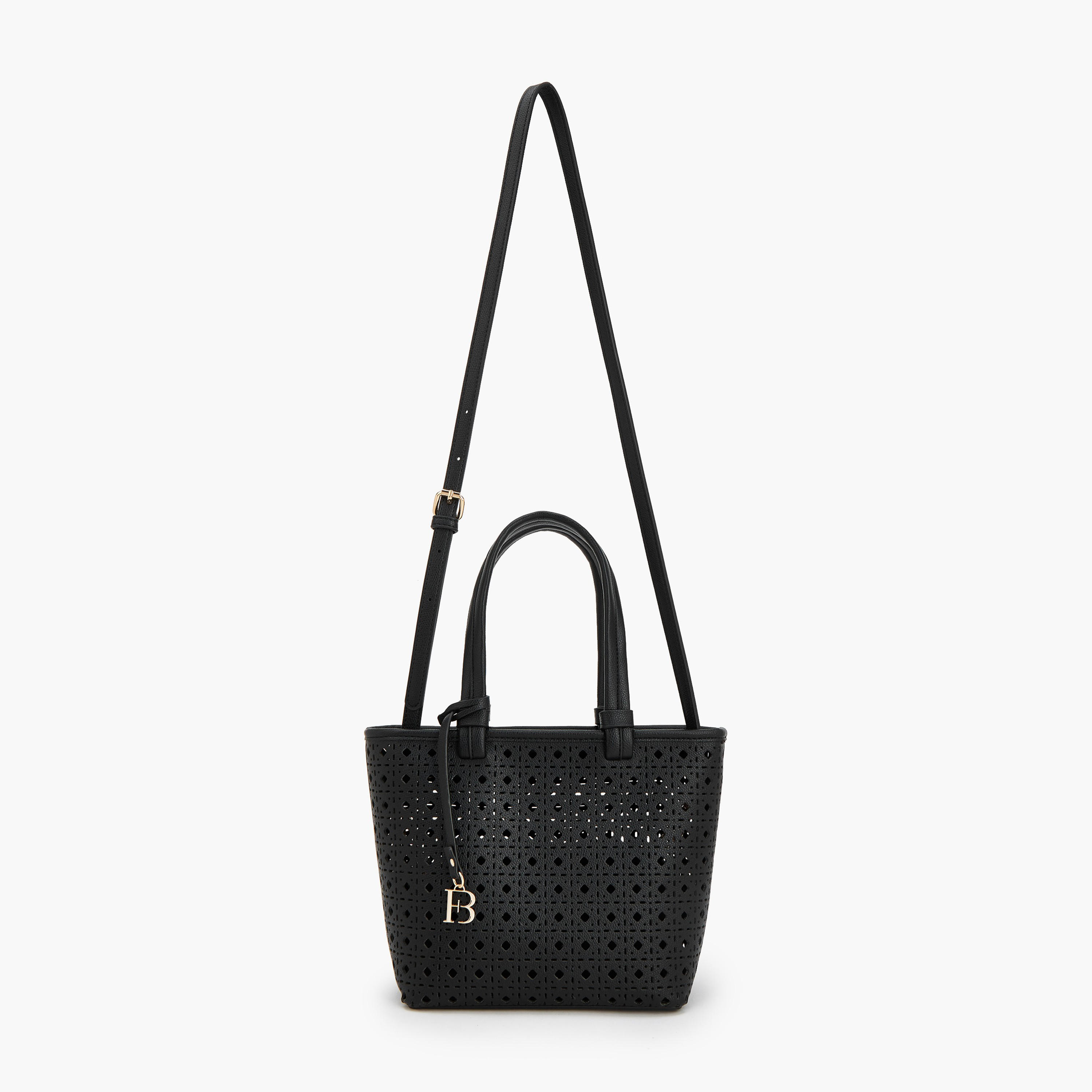 Flora Bella Laser Cut Tote Bag with Crossbody Bag-women-bagsandwallets-handbags-image-3