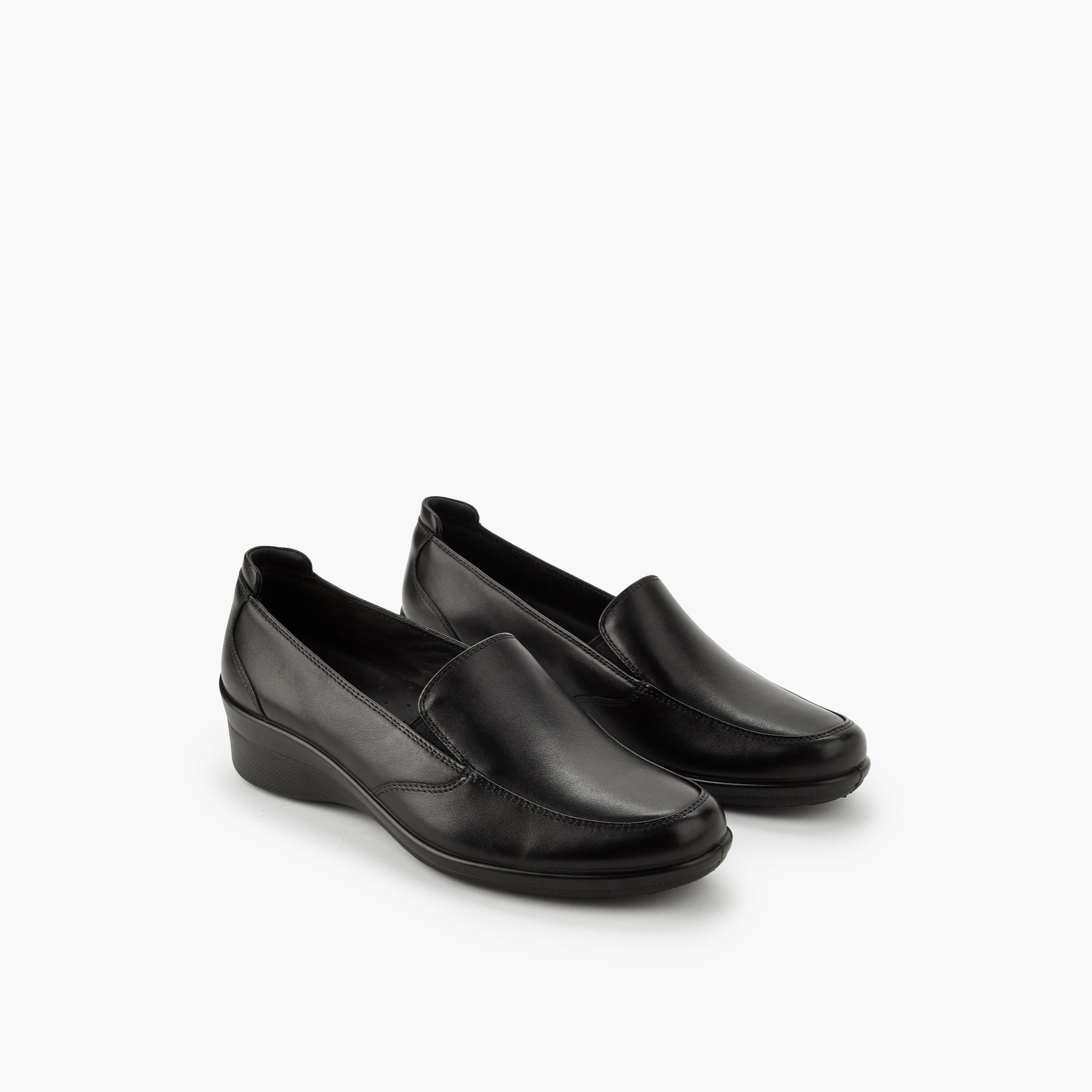 Le Confort Women Wedge Heel Leather Loafers-women-shoes-loafersandmoccasins-image-1