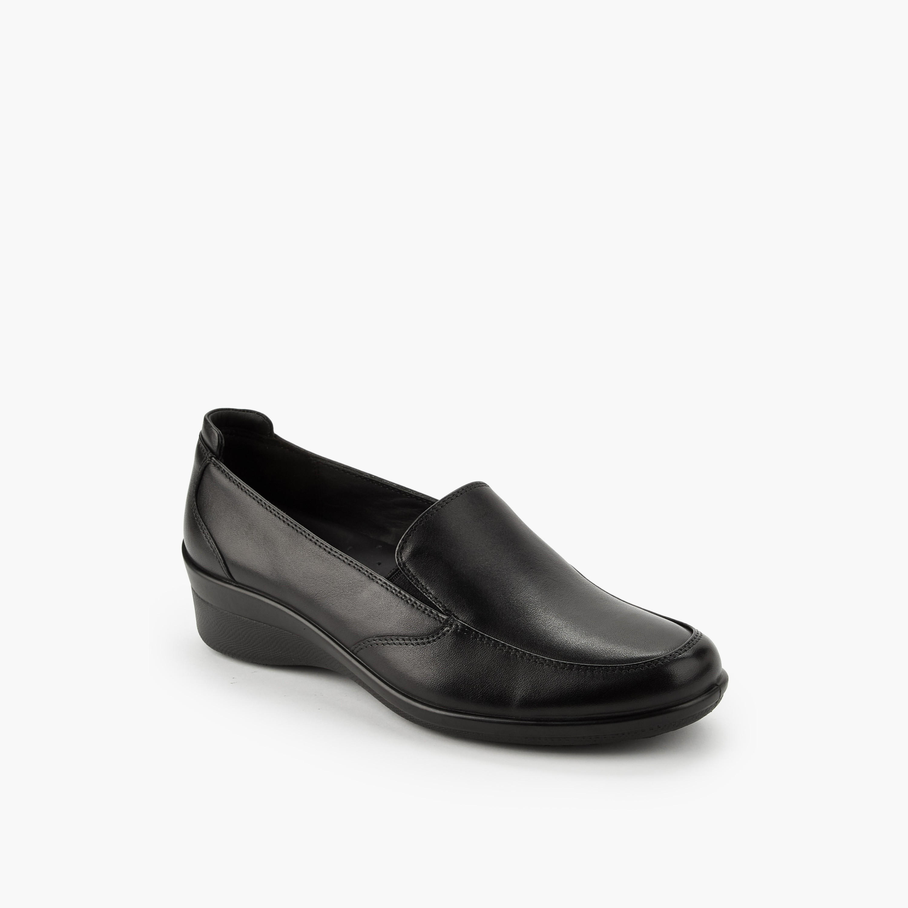 Le Confort Women Wedge Heel Leather Loafers-women-shoes-loafersandmoccasins-image-2