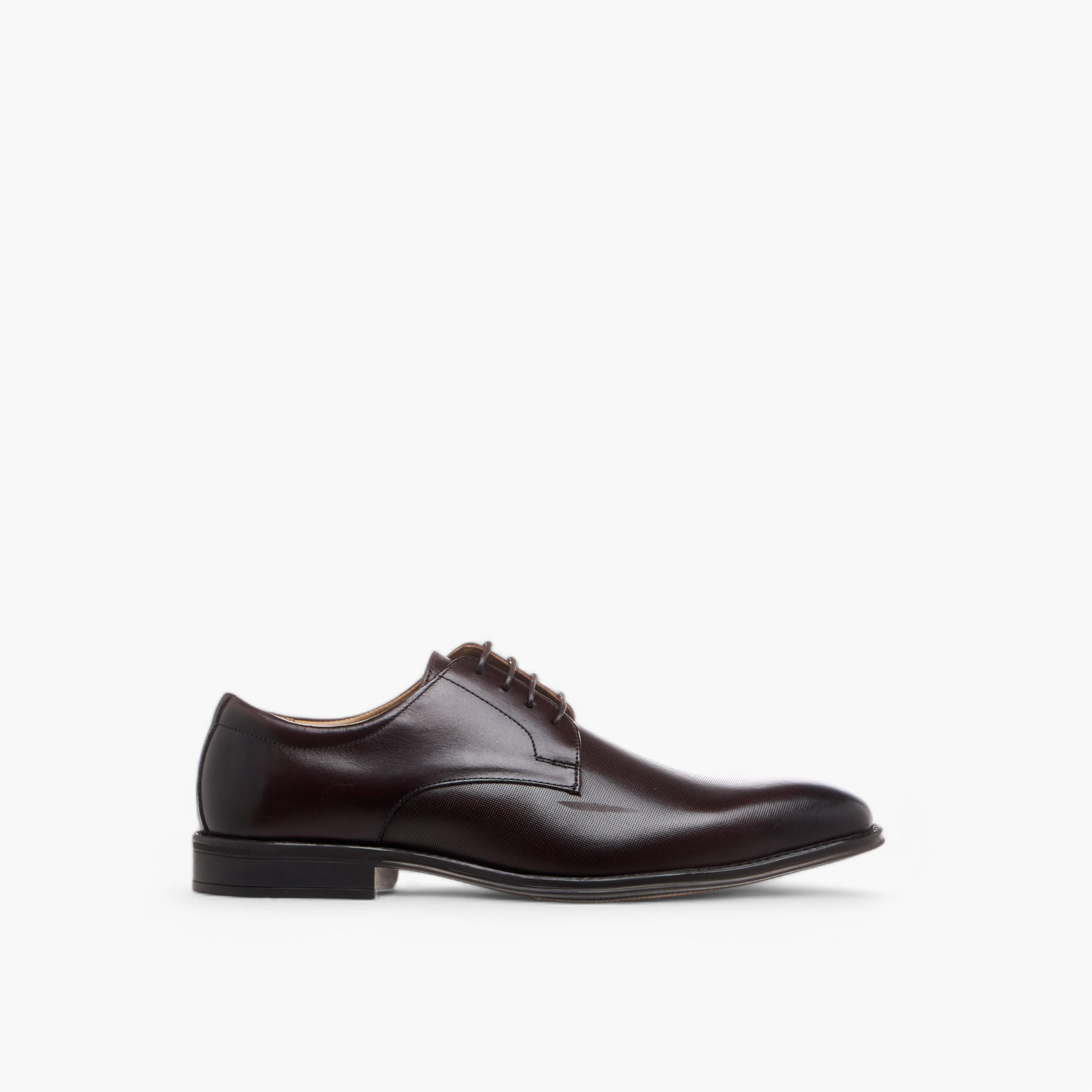 حذاء ديربي جلد بارز الملمس برباط للرجال من دوتشيني-men-shoes-formalshoes-image-3