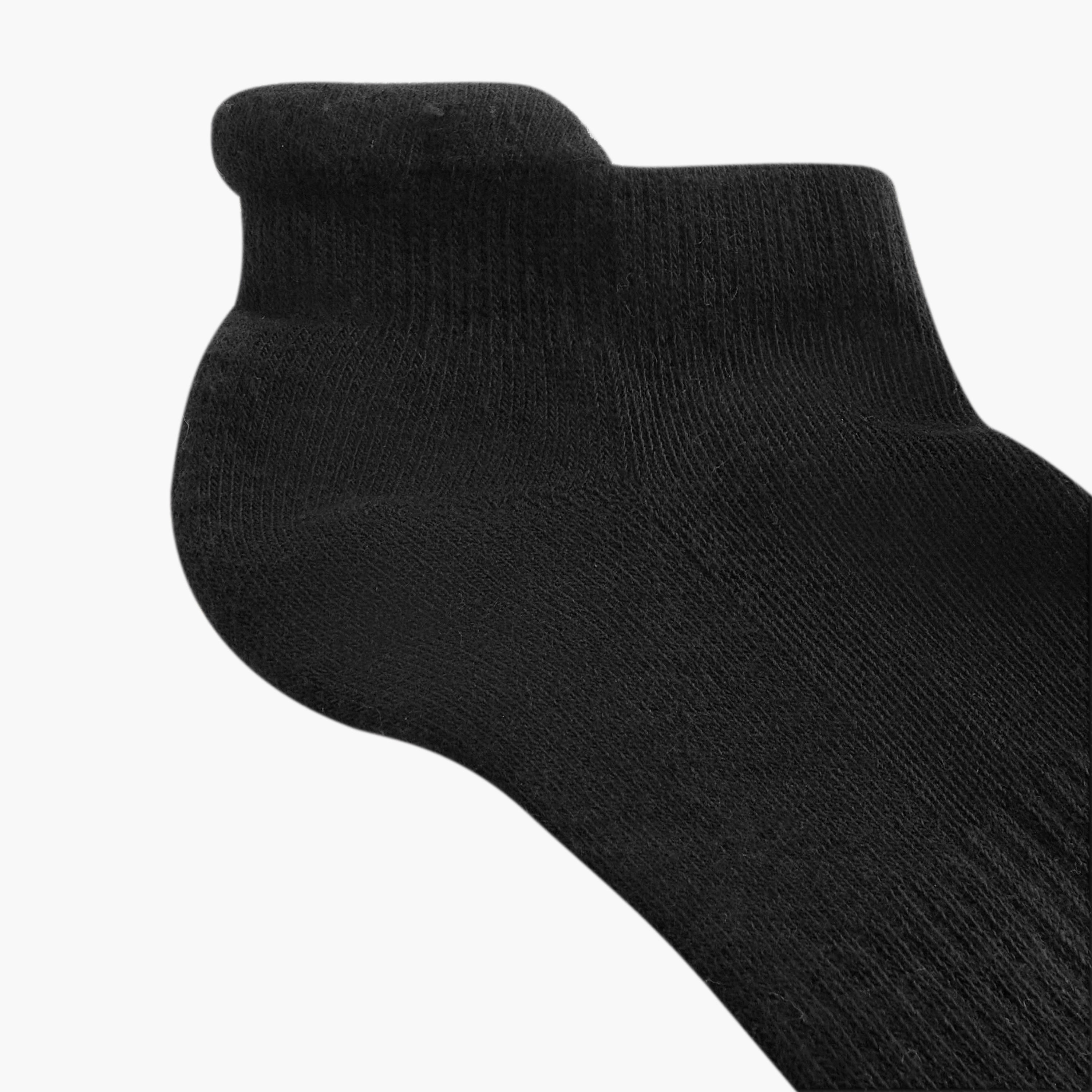 Dash Textured Ankle Length Cushioned Sports Socks - Set of 3-men-socks-image-3