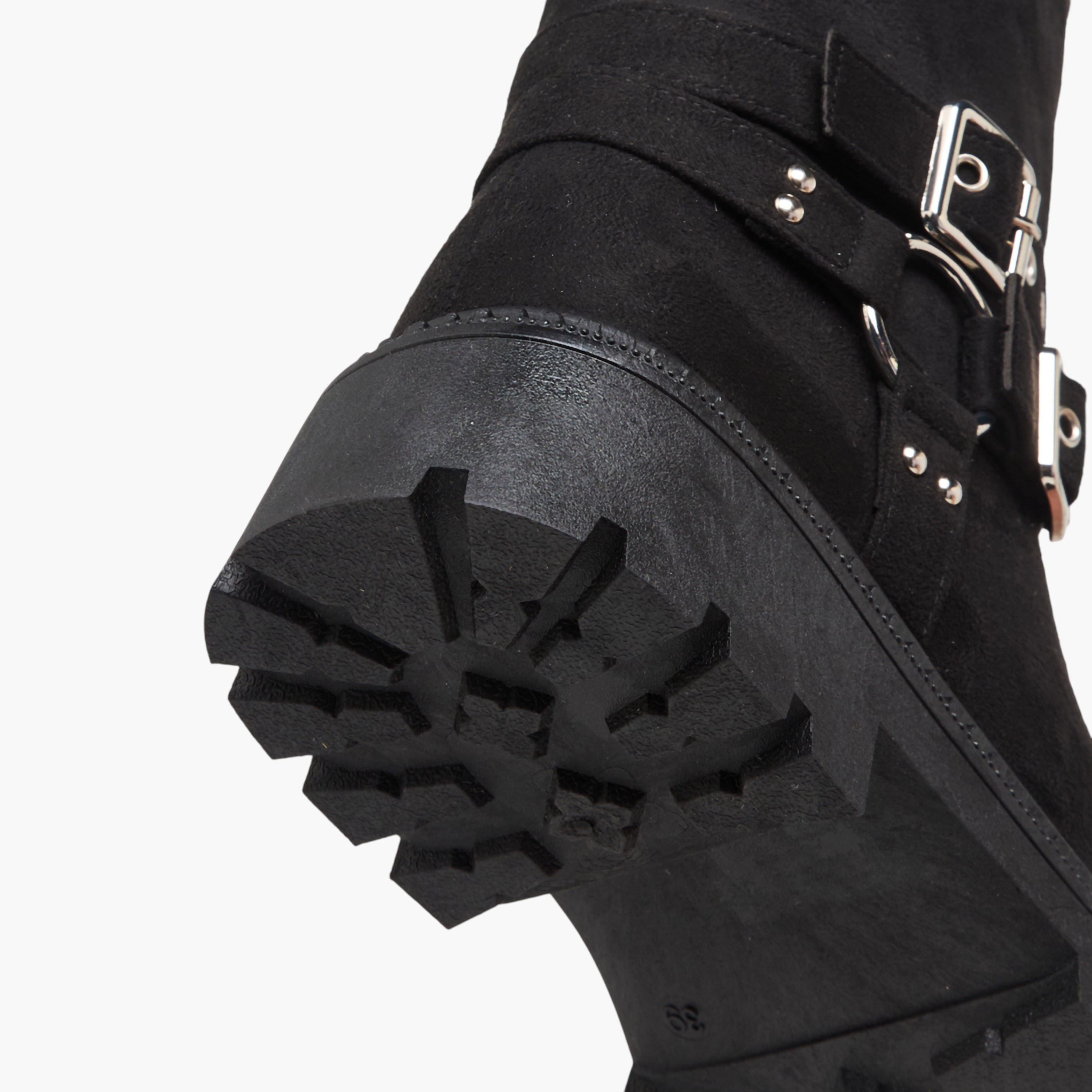 Flora Bella Women Buckle Detail Ankle Boots-women-shoes-boots-image-6