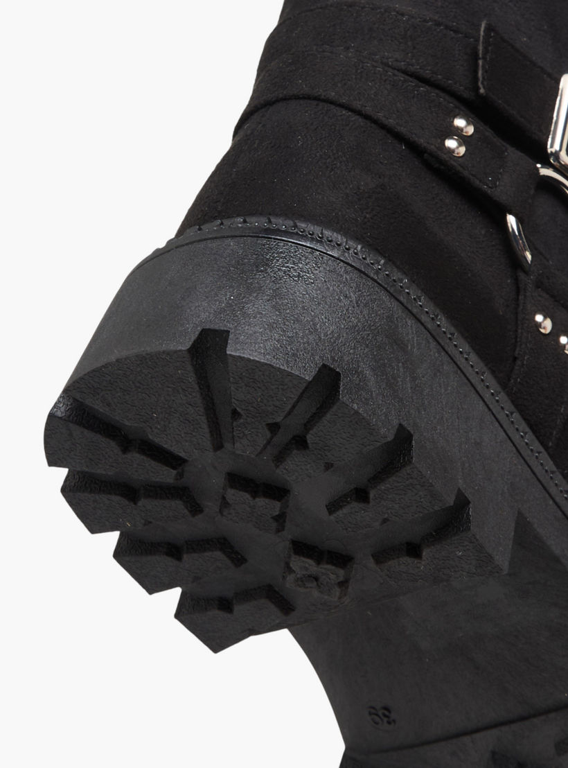 Flora Bella Women Buckle Detail Ankle Boots-women-shoes-boots-image-6