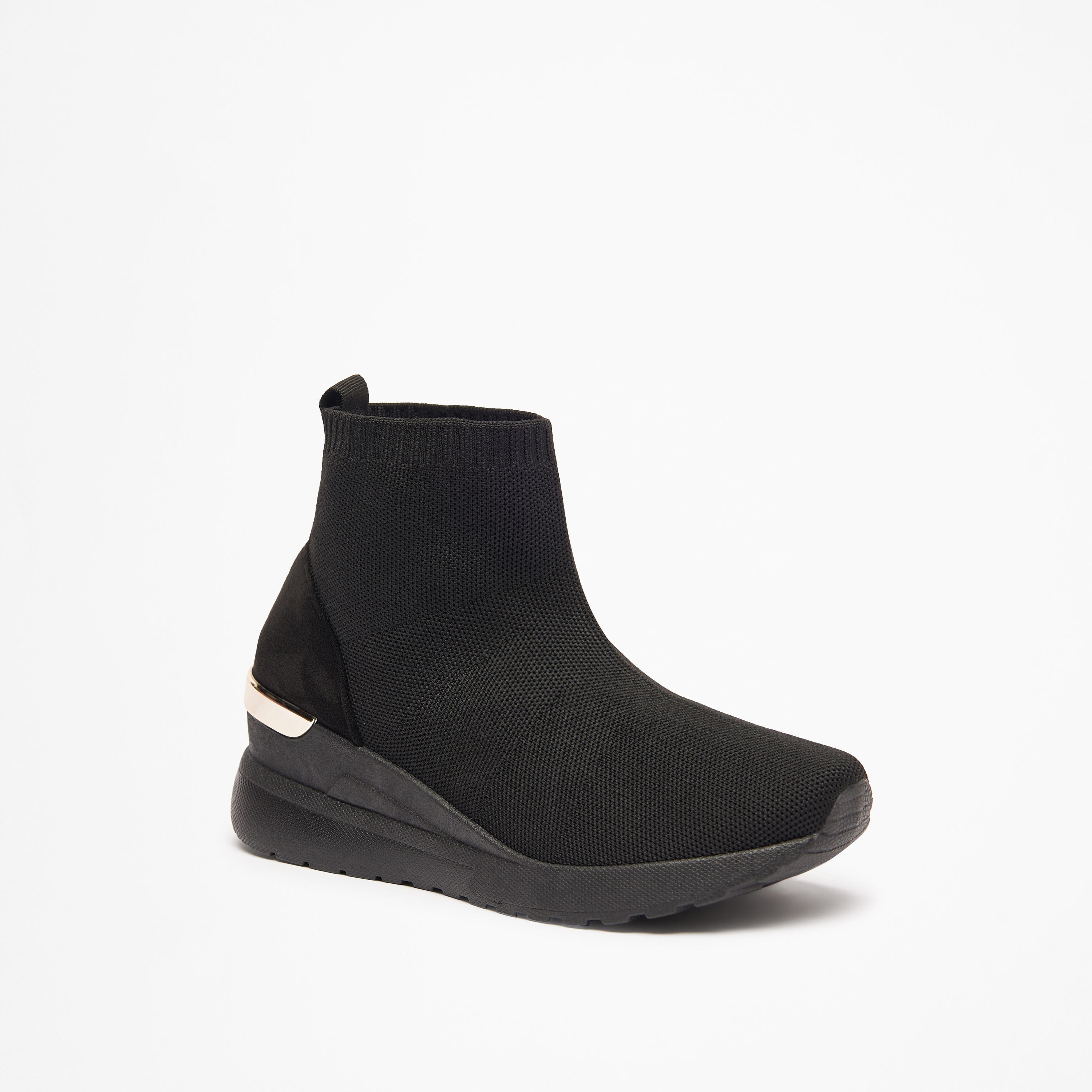 بوت سهل الارتداء بارز الملمس بطول الكاحل مع ألسنة سحب من فلورا بيلا-women-shoes-boots-image-1