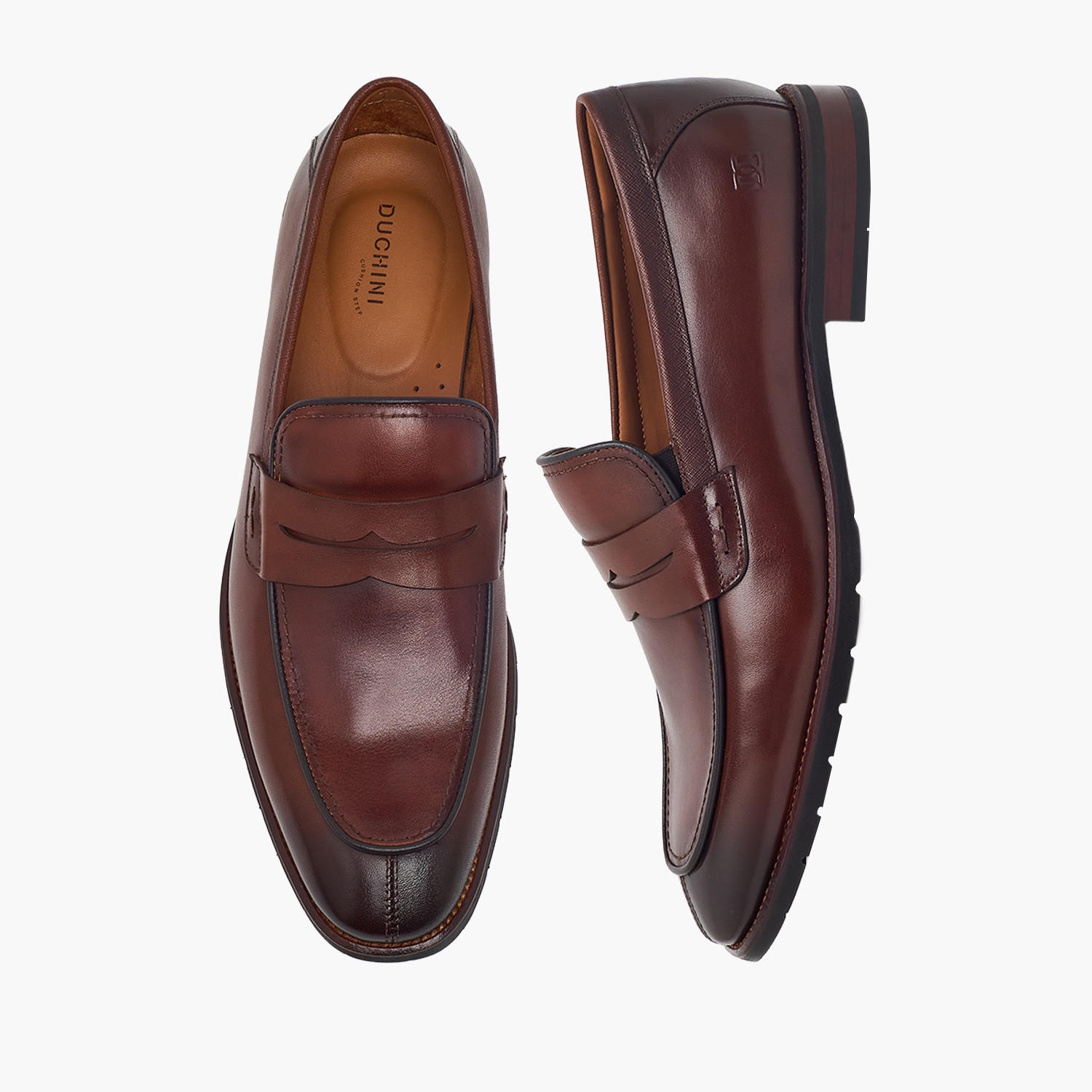 Duchini Men Leather Penny Loafers-men-shoes-loafersandmoccasins-image-1
