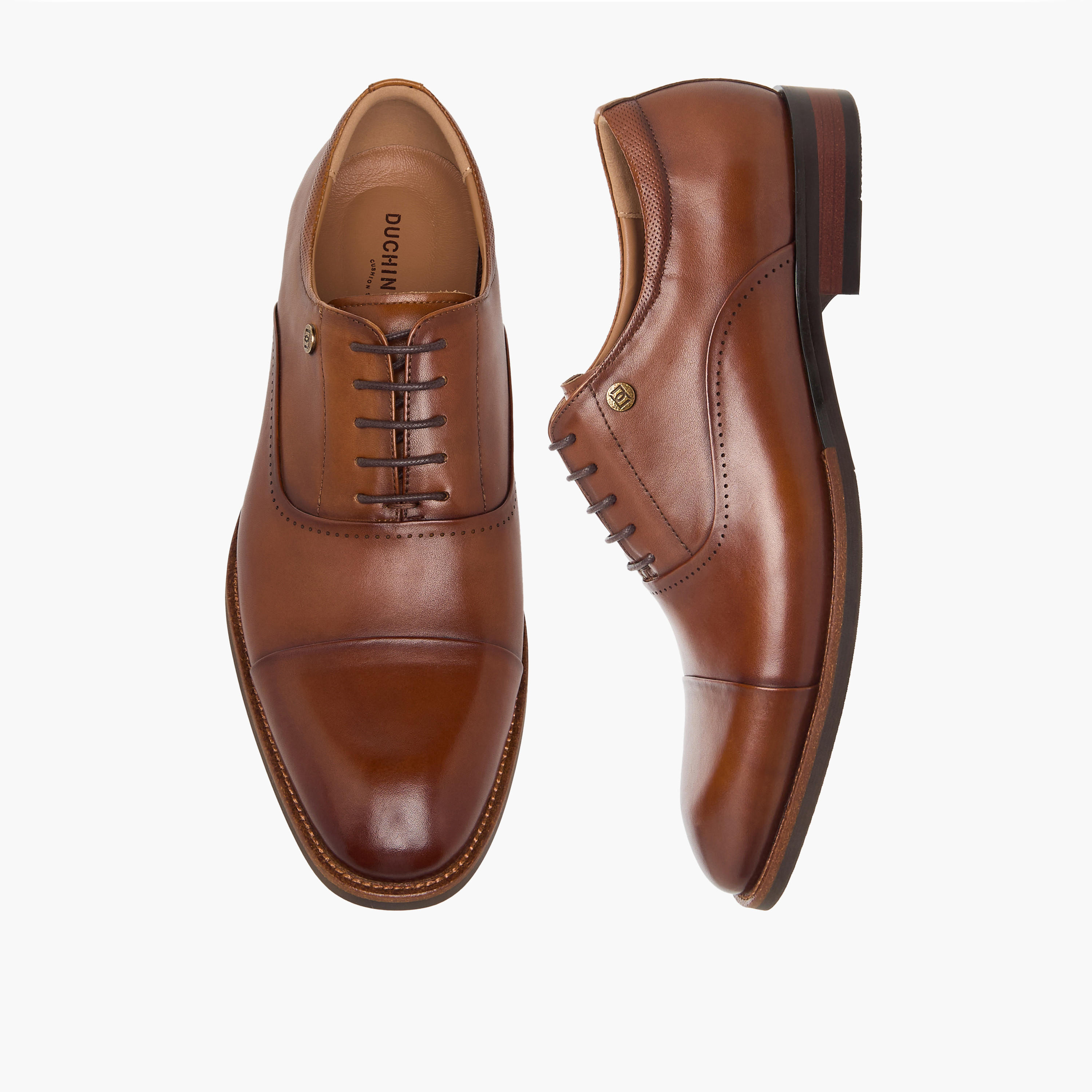 حذاء أوكسفورد جلد طبيعي برباط للرجال من دوتشيني-men-shoes-formalshoes-image-1