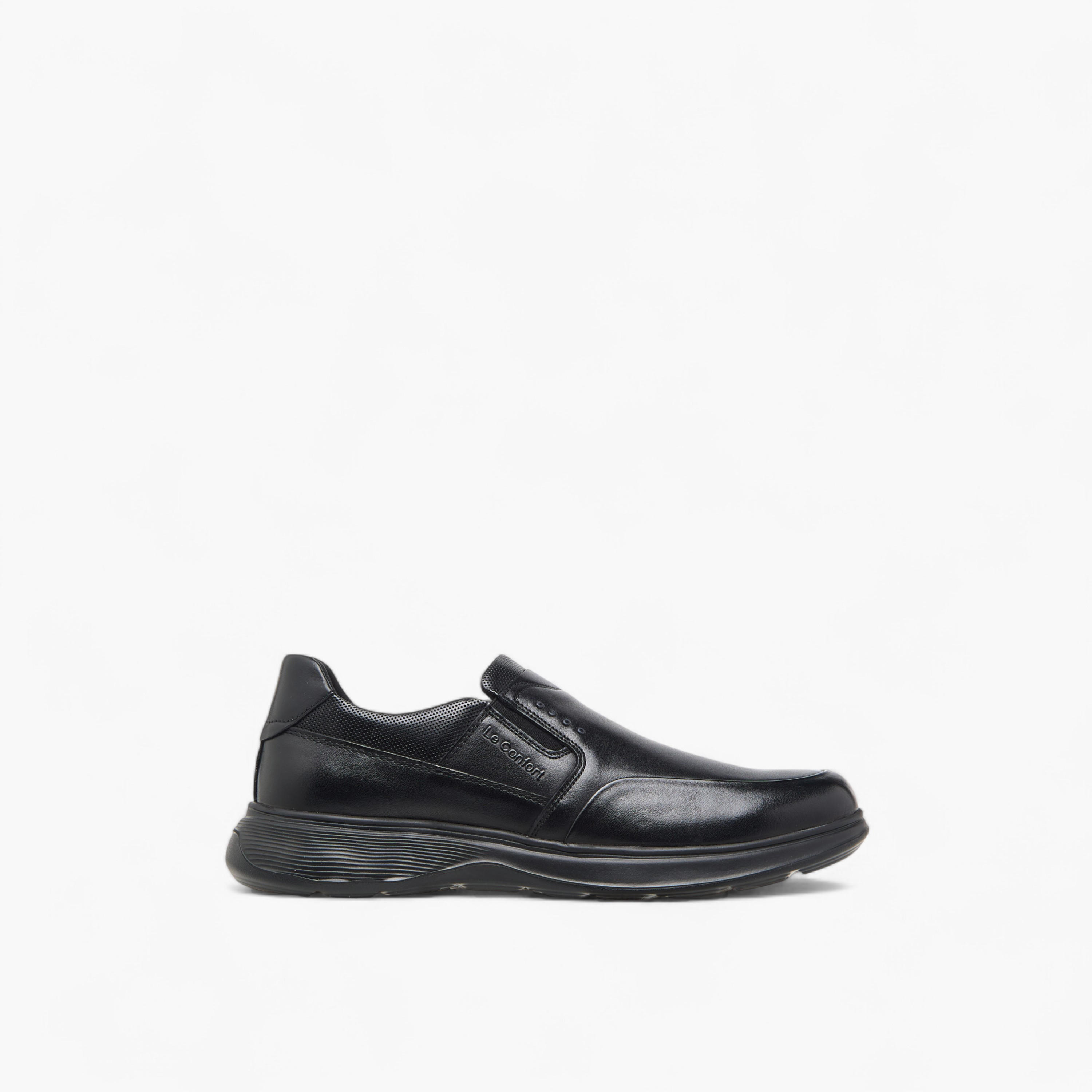 حذاء خفيف جلد سهل الارتداء بنقوش الشعار من لو كونفورت -men-shoes-formalshoes-image-4