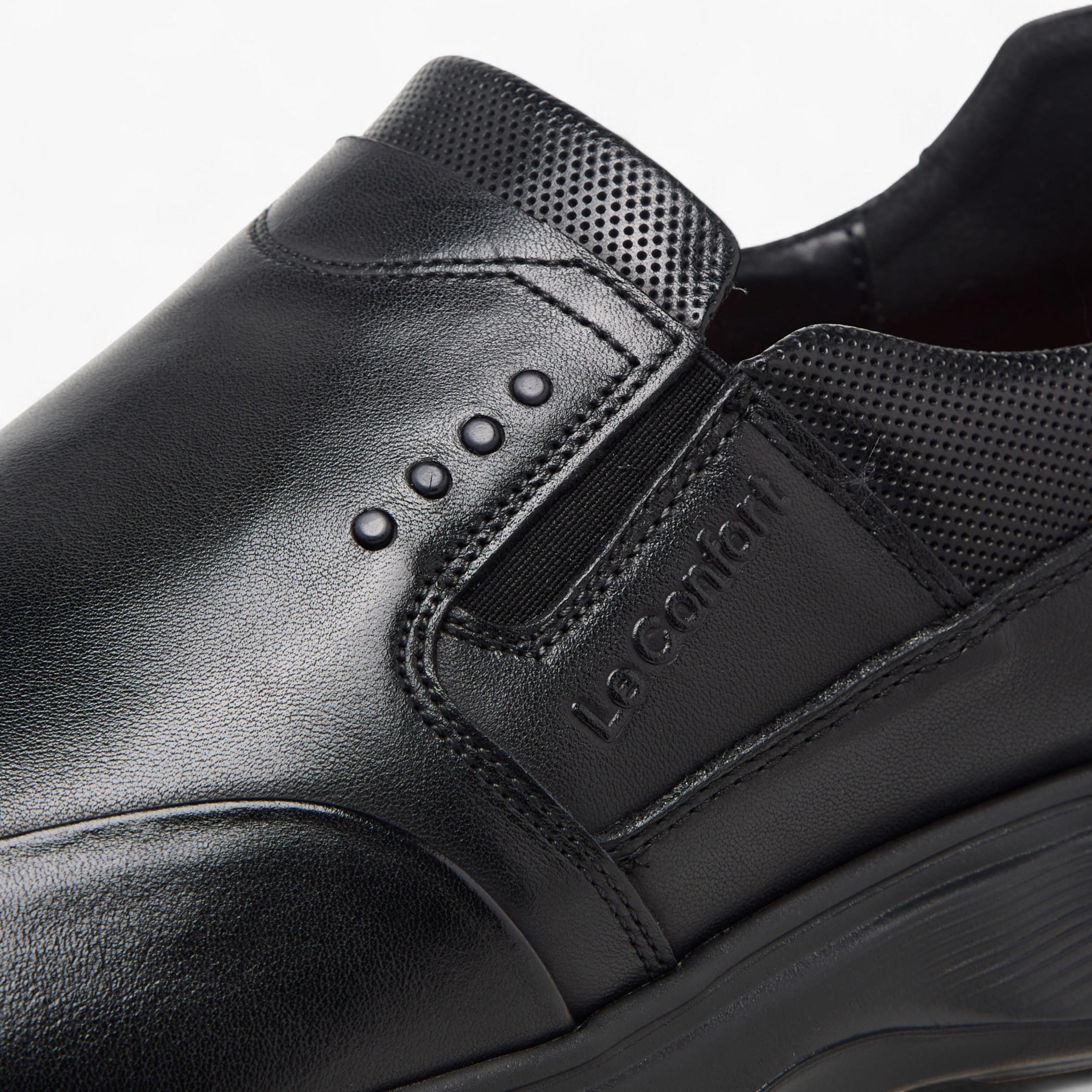 حذاء خفيف جلد سهل الارتداء بنقوش الشعار من لو كونفورت -men-shoes-formalshoes-image-5