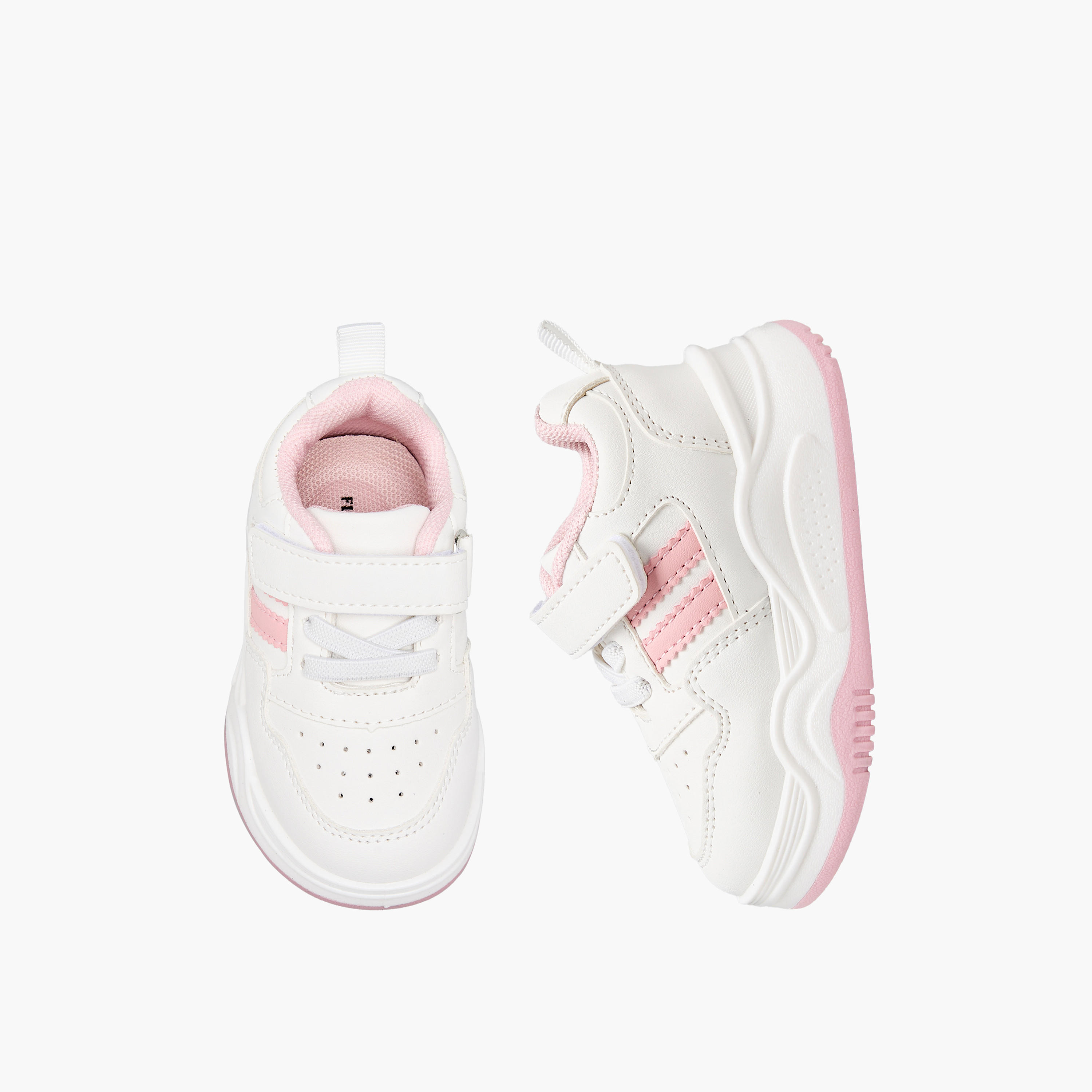 Flora Bella Girls Hook & Loop Ankle Sneakers-girls-shoes-sneakers-image-1