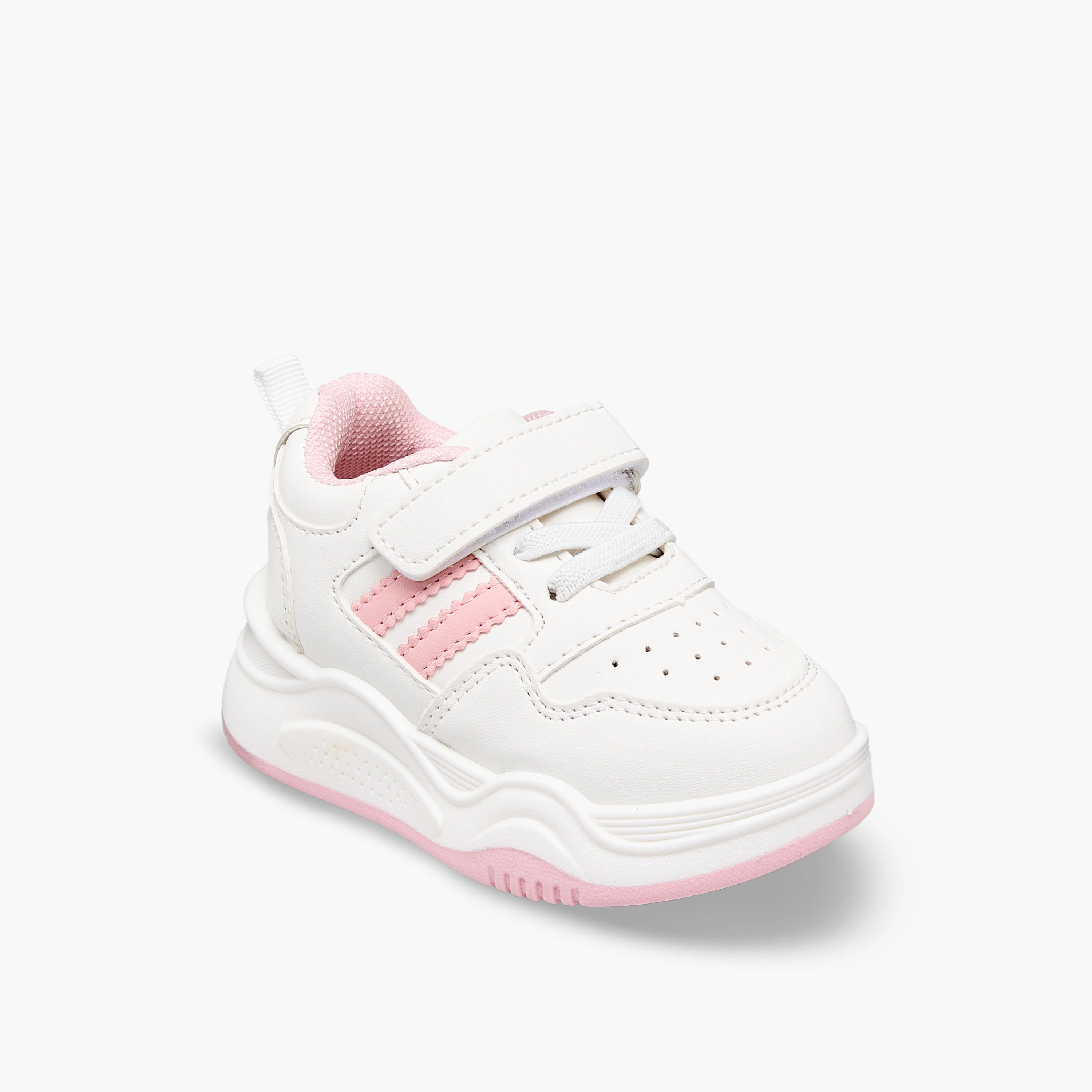 Flora Bella Girls Hook & Loop Ankle Sneakers-girls-shoes-sneakers-image-2