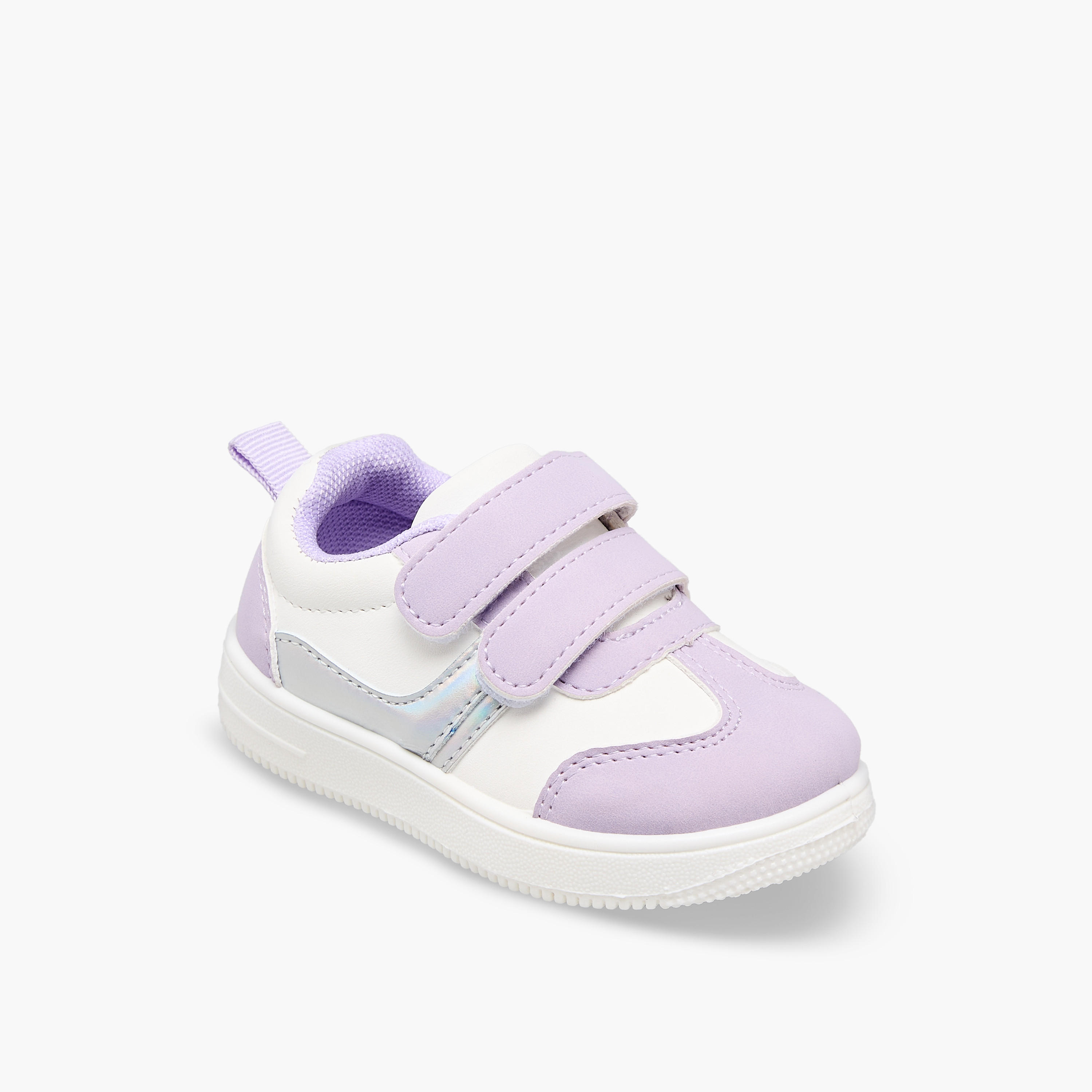 Flora Bella Girls Hook & Loop Ankle Sneakers-girls-shoes-sneakers-image-2
