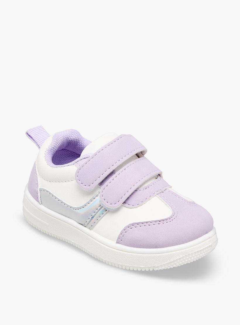 Flora Bella Girls Hook & Loop Ankle Sneakers-girls-shoes-sneakers-image-2