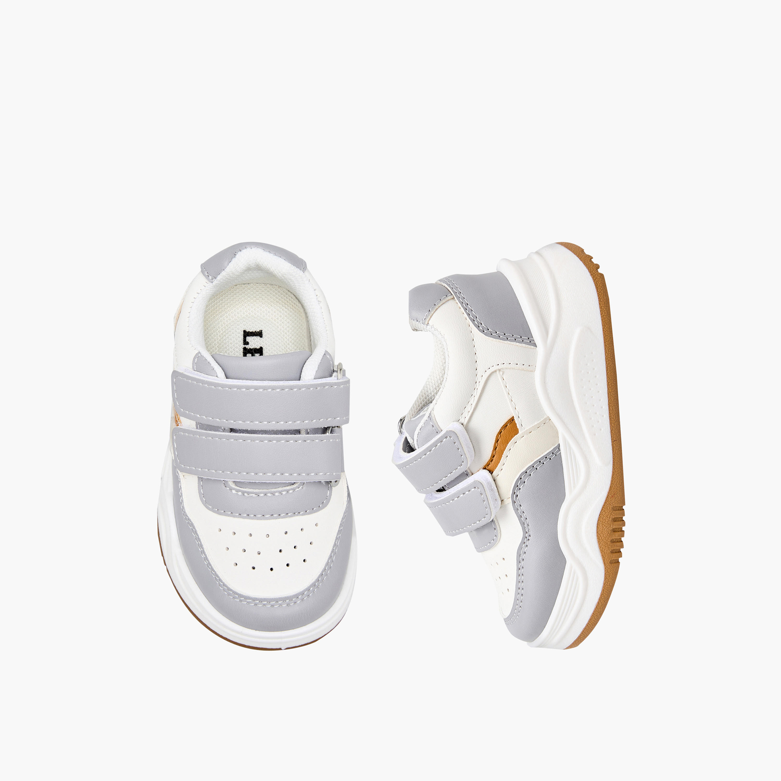 LBL by Shoexpress Boys Hook & Loop Ankle Sneakers-boys-shoes-sneakers-image-1