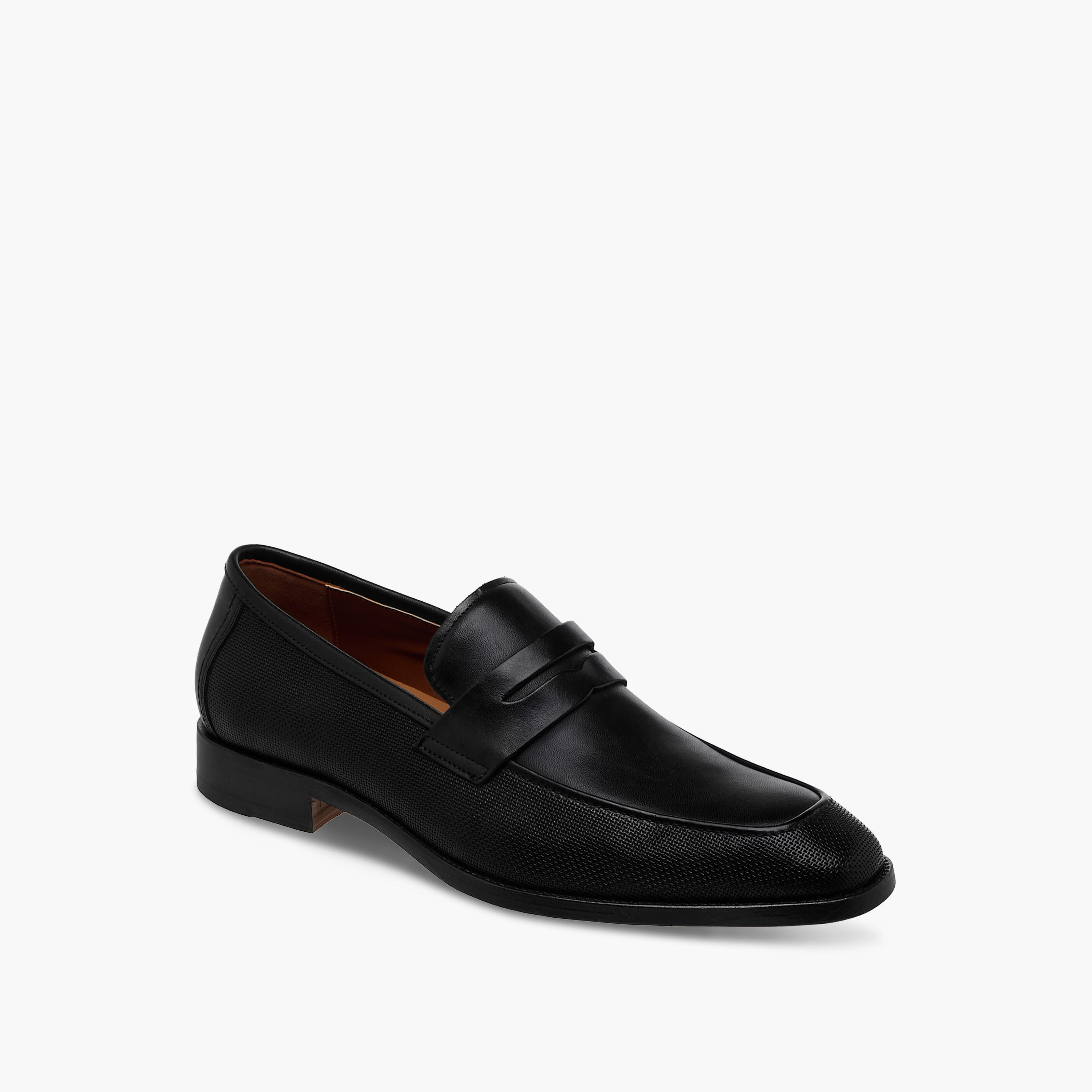 Duchini Men Genuine Leather Slip-On Loafers-men-shoes-formalshoes-image-2