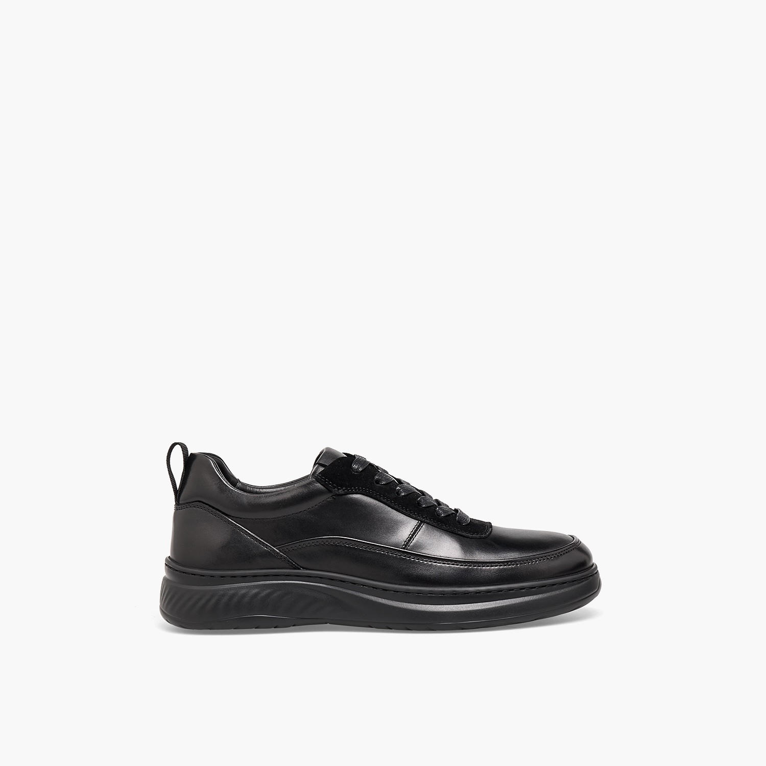 حذاء سنيكرز جلد للكاحل ورباط إغلاق للرجال من لو كونفورت-men-shoes-sneakers-image-3