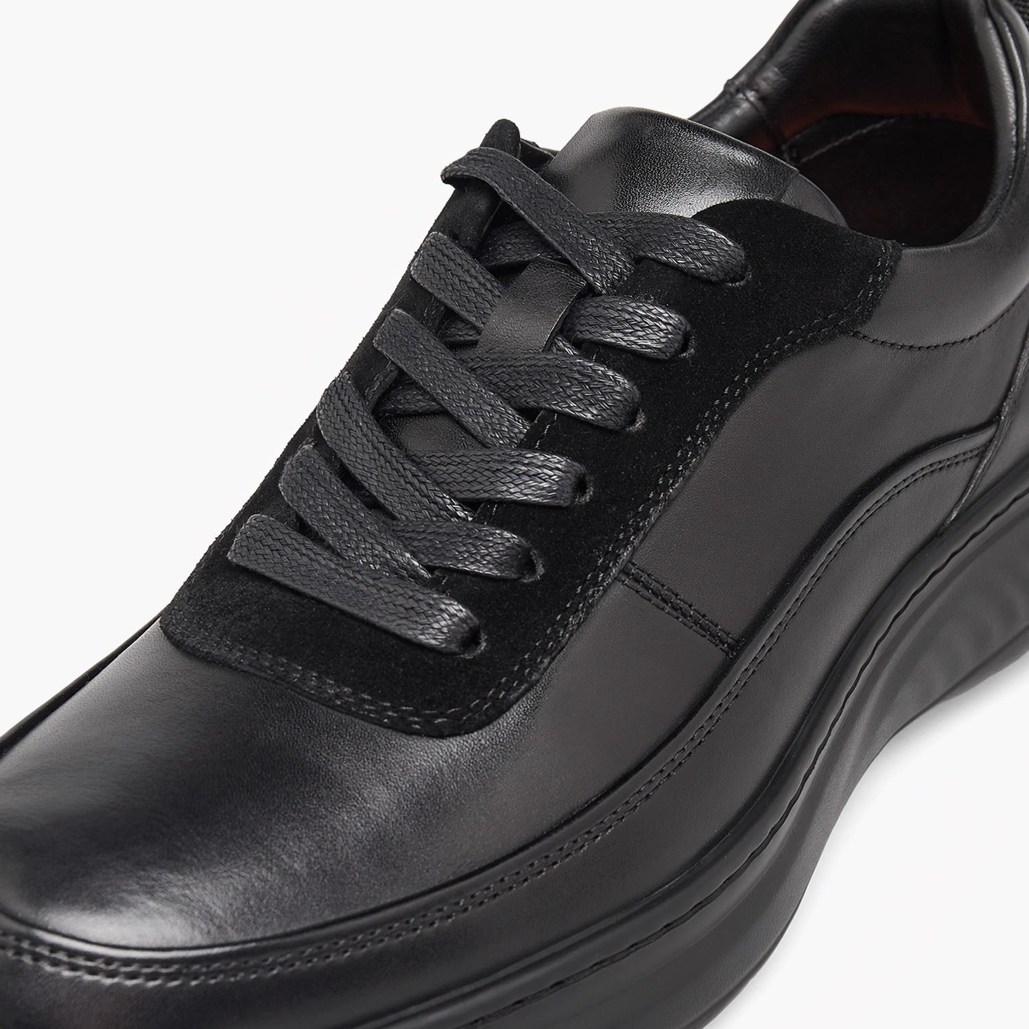 حذاء سنيكرز جلد للكاحل ورباط إغلاق للرجال من لو كونفورت-men-shoes-sneakers-image-4