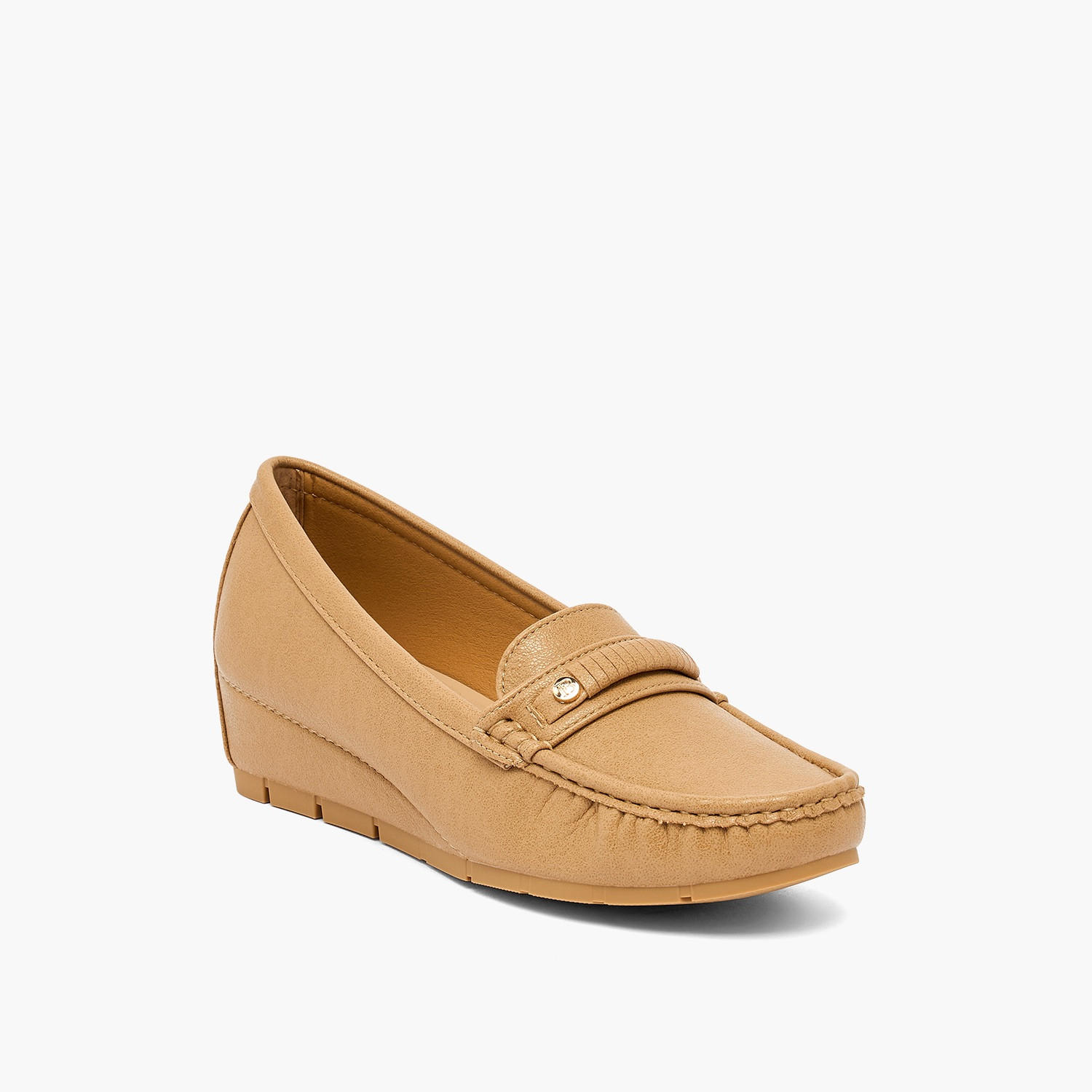 Flora Bella by Shoexpress Women Metallic Accent Loafers-women-shoes-heels-image-2
