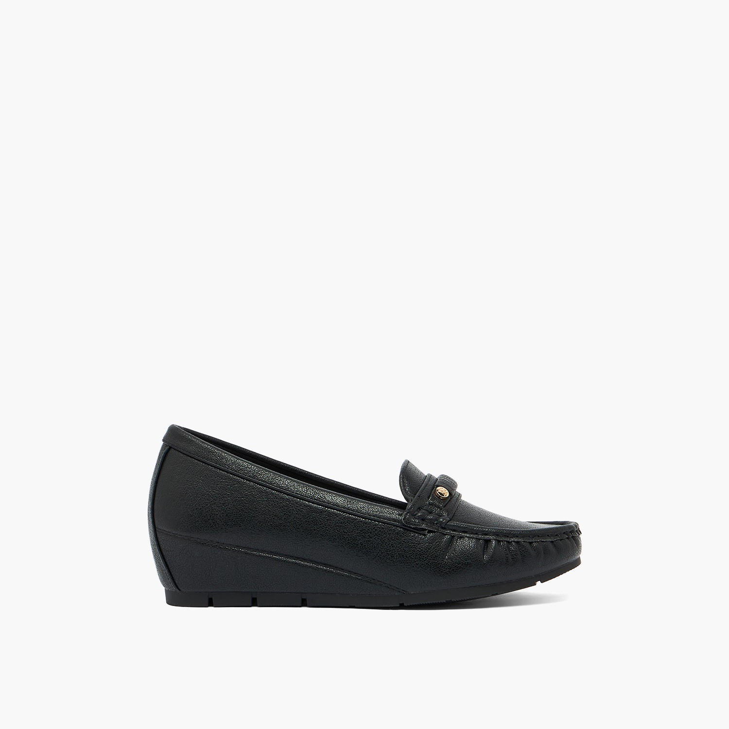 Flora Bella by Shoexpress Women Metallic Accent Loafers-women-shoes-heels-image-3