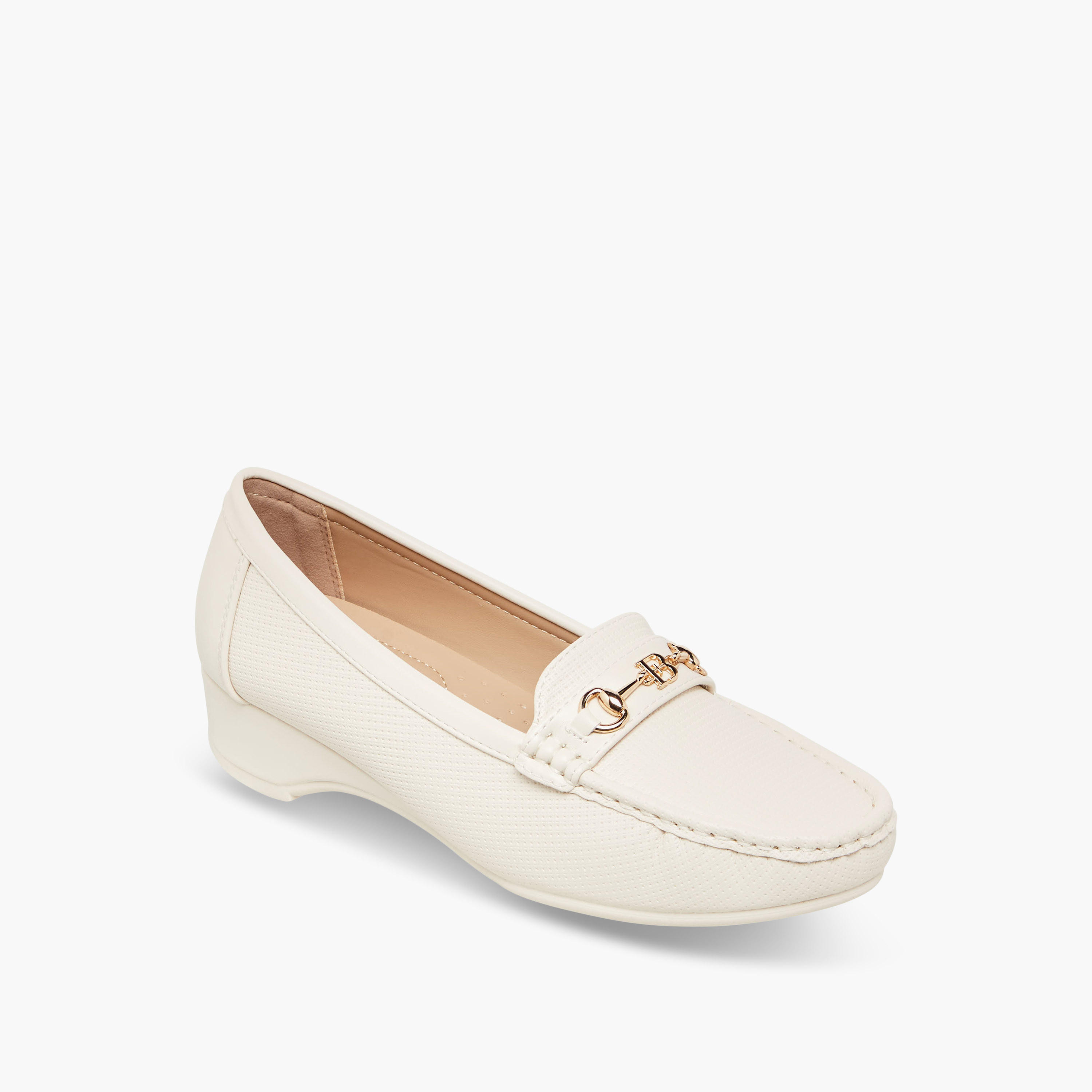 حذاء لوفر بزينة إبزيم للنساء من فلورا بيلا-women-shoes-heels-image-2
