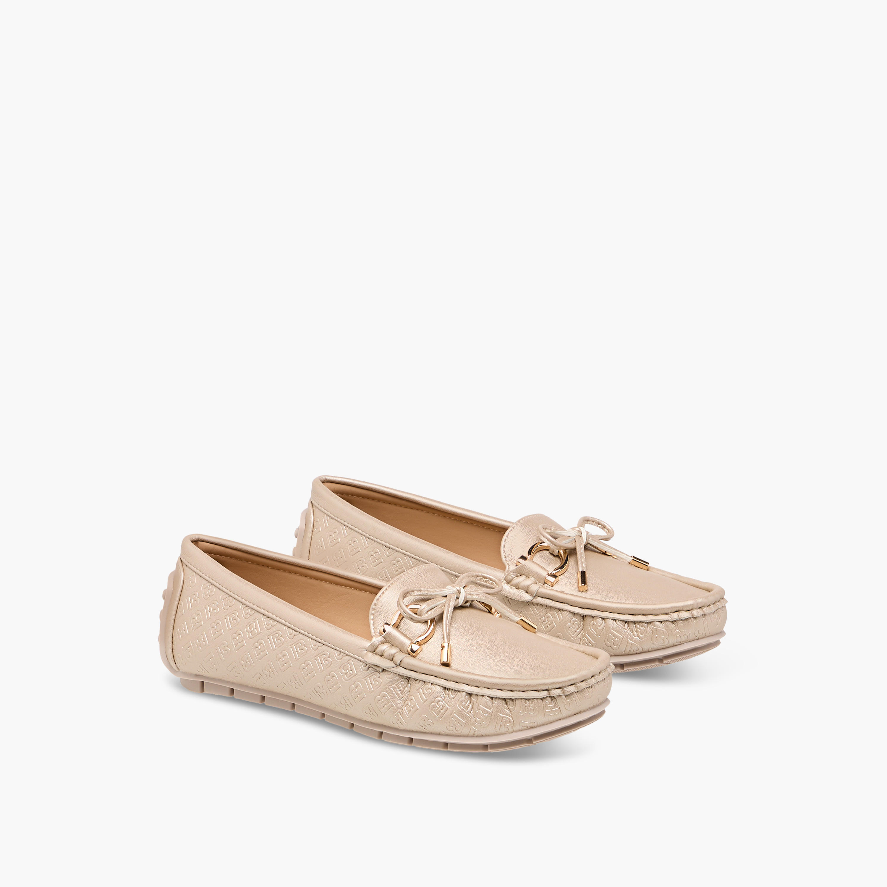 حذاء موكاسين بزينة فيونكة ونقوش مونوجرام من فلورا بيلا-women-shoes-loafersandmoccasins-image-1