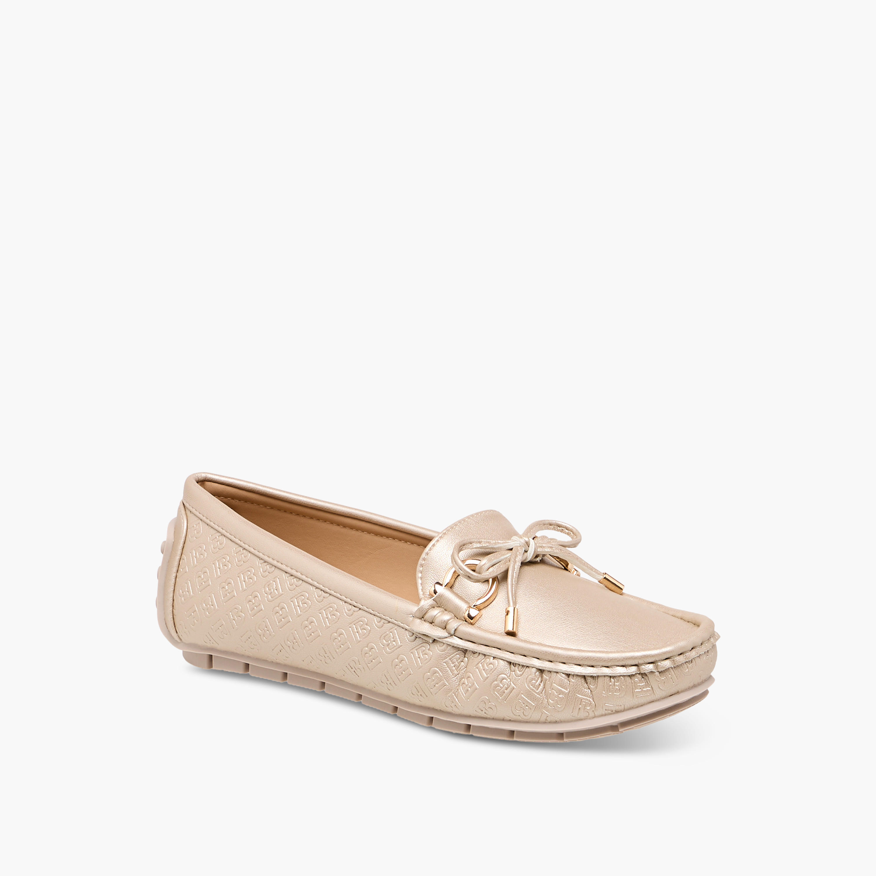 حذاء موكاسين بزينة فيونكة ونقوش مونوجرام من فلورا بيلا-women-shoes-loafersandmoccasins-image-2