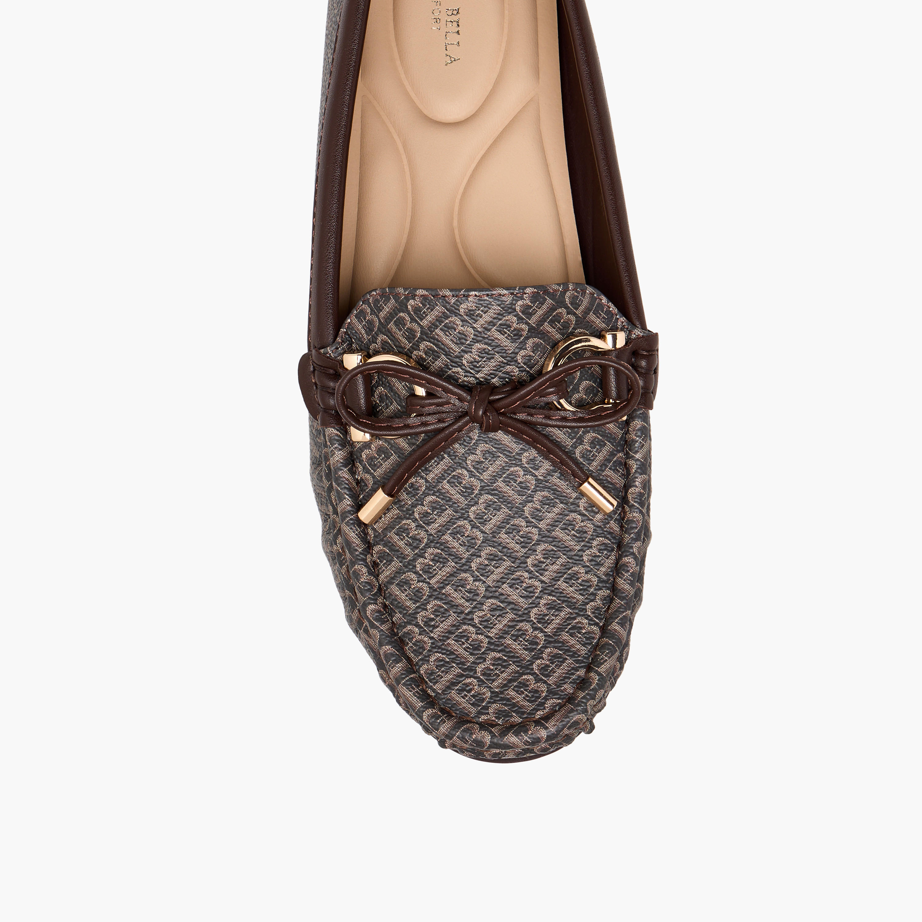 حذاء سهل الارتداء بزينة فيونكة وطبعات مونوجرام من فلورا بيلا-women-shoes-loafersandmoccasins-image-4