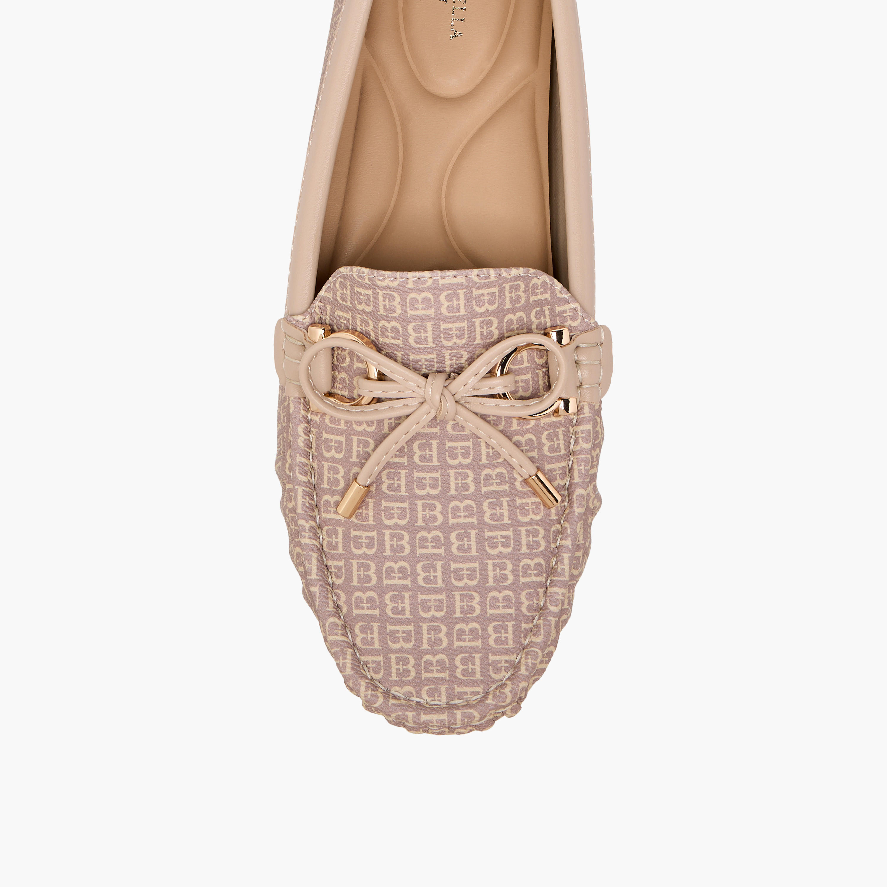 حذاء سهل الارتداء بزينة فيونكة وطبعات مونوجرام من فلورا بيلا-women-shoes-loafersandmoccasins-image-4