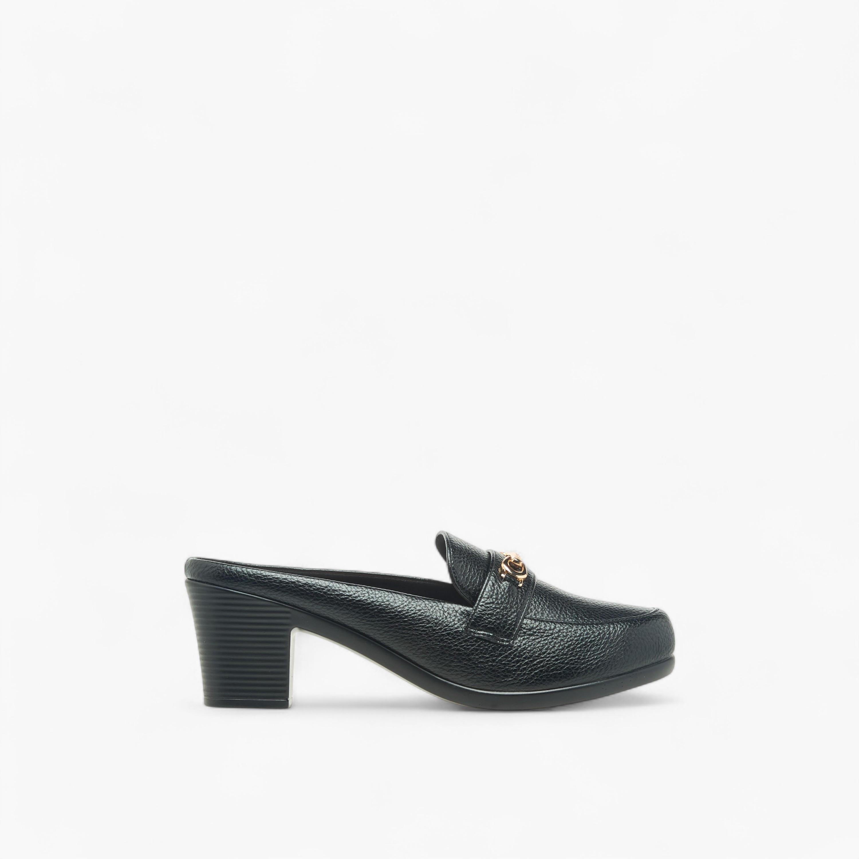 حذاء بكعب سميك وإبزيم زينة للنساء من فلورا بيلا-women-shoes-heels-image-3