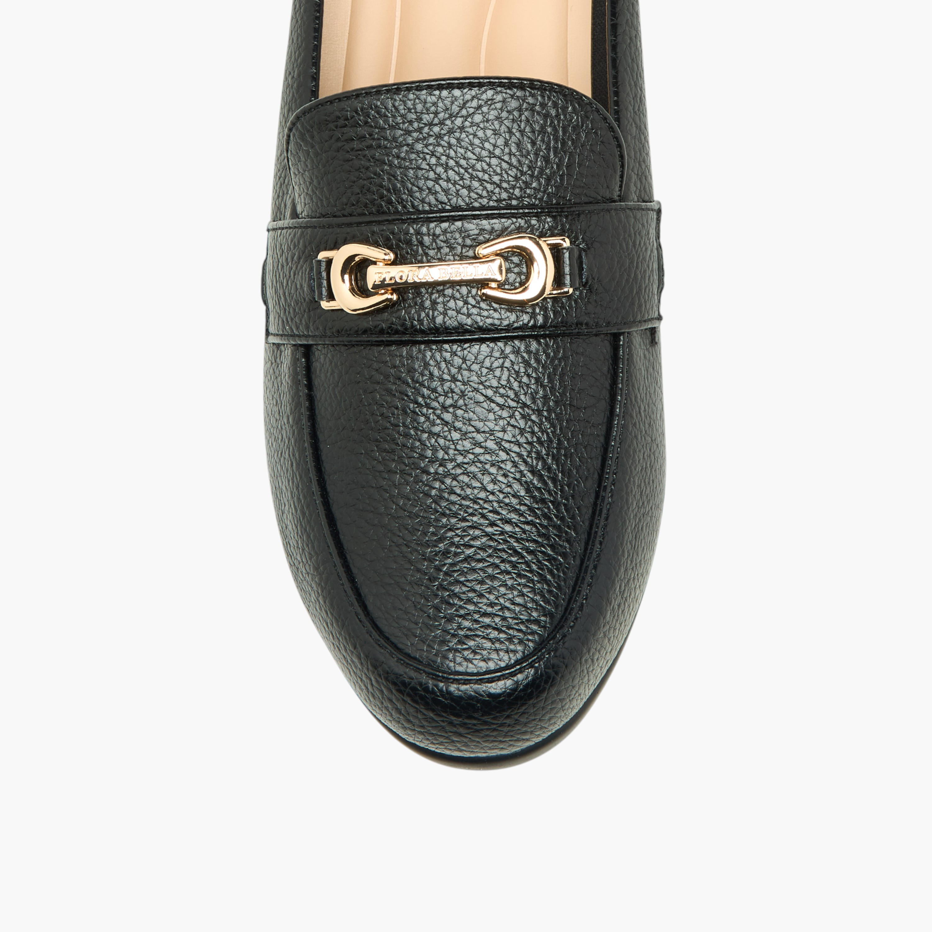 حذاء بكعب سميك وإبزيم زينة للنساء من فلورا بيلا-women-shoes-heels-image-4
