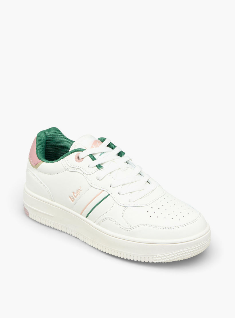Lee Cooper Women Panelled Lace-Up Ankle Sneakers-women-shoes-sneakers-image-2