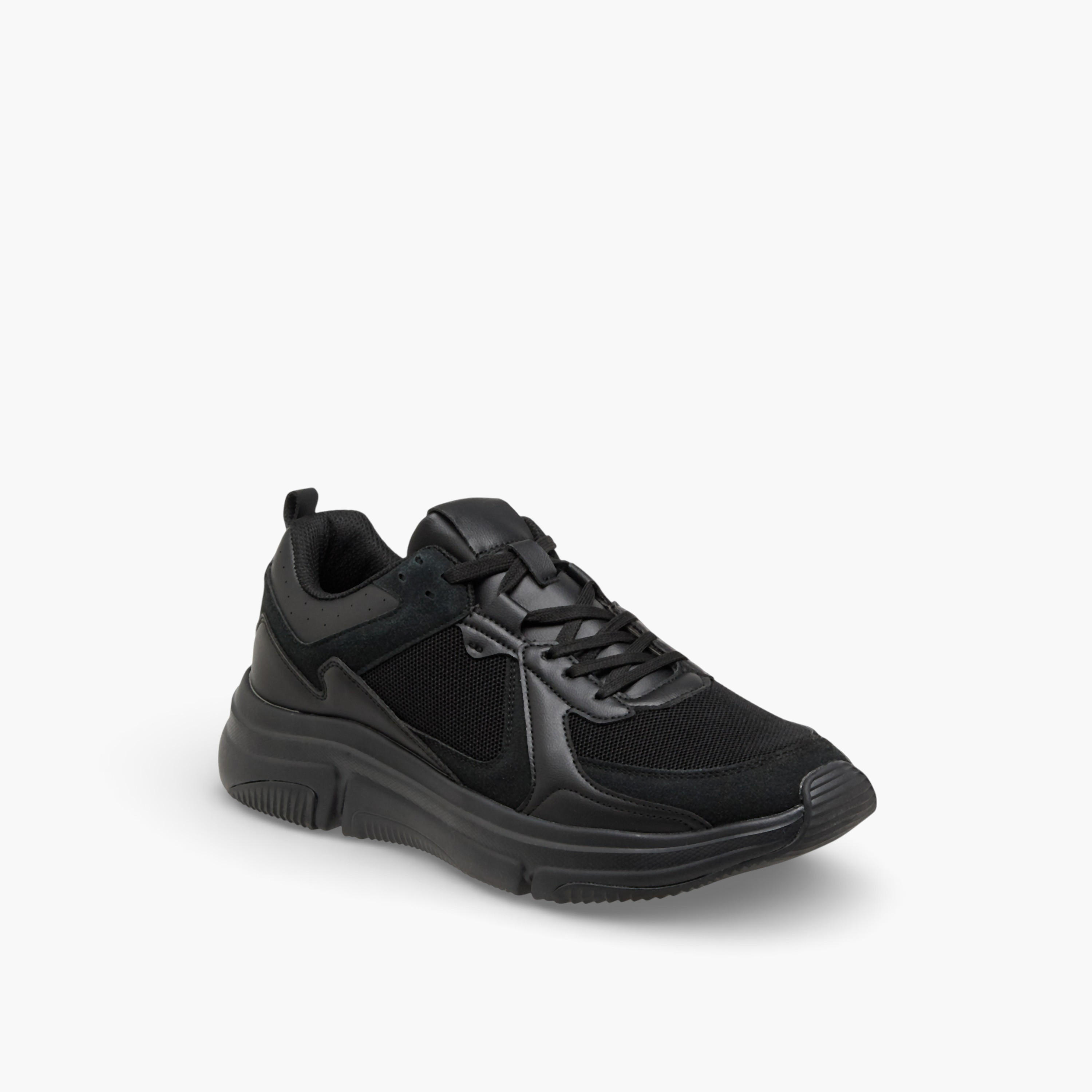 LBL by Shoexpress Men Panelled Lace-Up Sneakers-men-shoes-sneakers-image-2