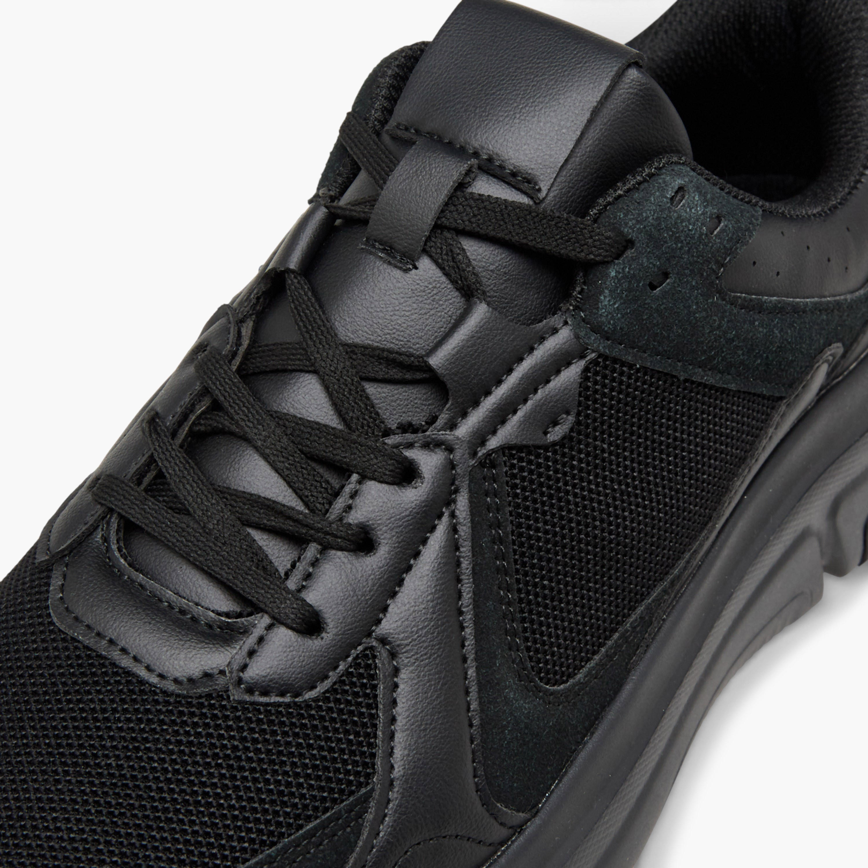 LBL by Shoexpress Men Panelled Lace-Up Sneakers-men-shoes-sneakers-image-4