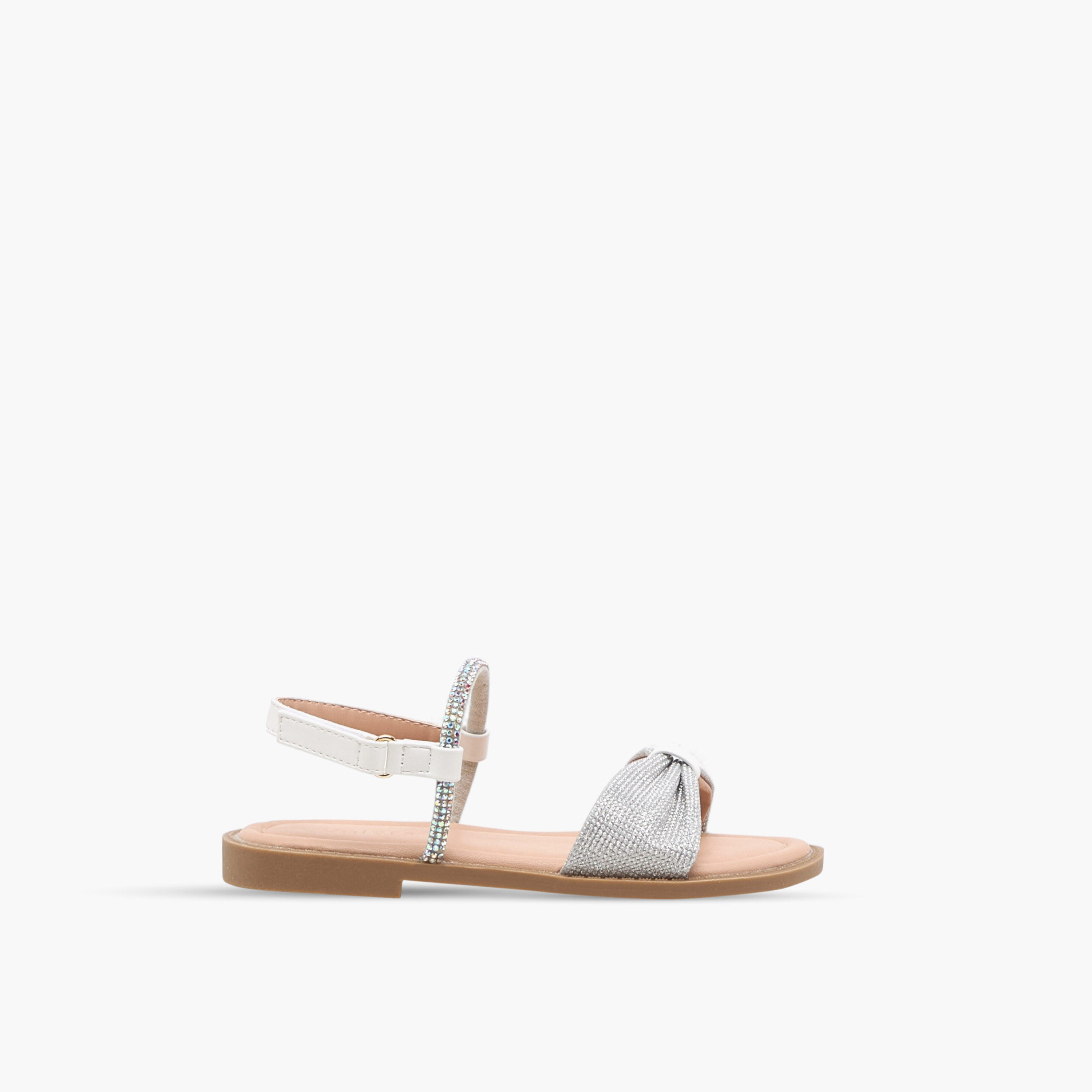 صندل مزيّن بشريط إغلاق لاصق من جونيورز-girls-shoes-sandals-image-2