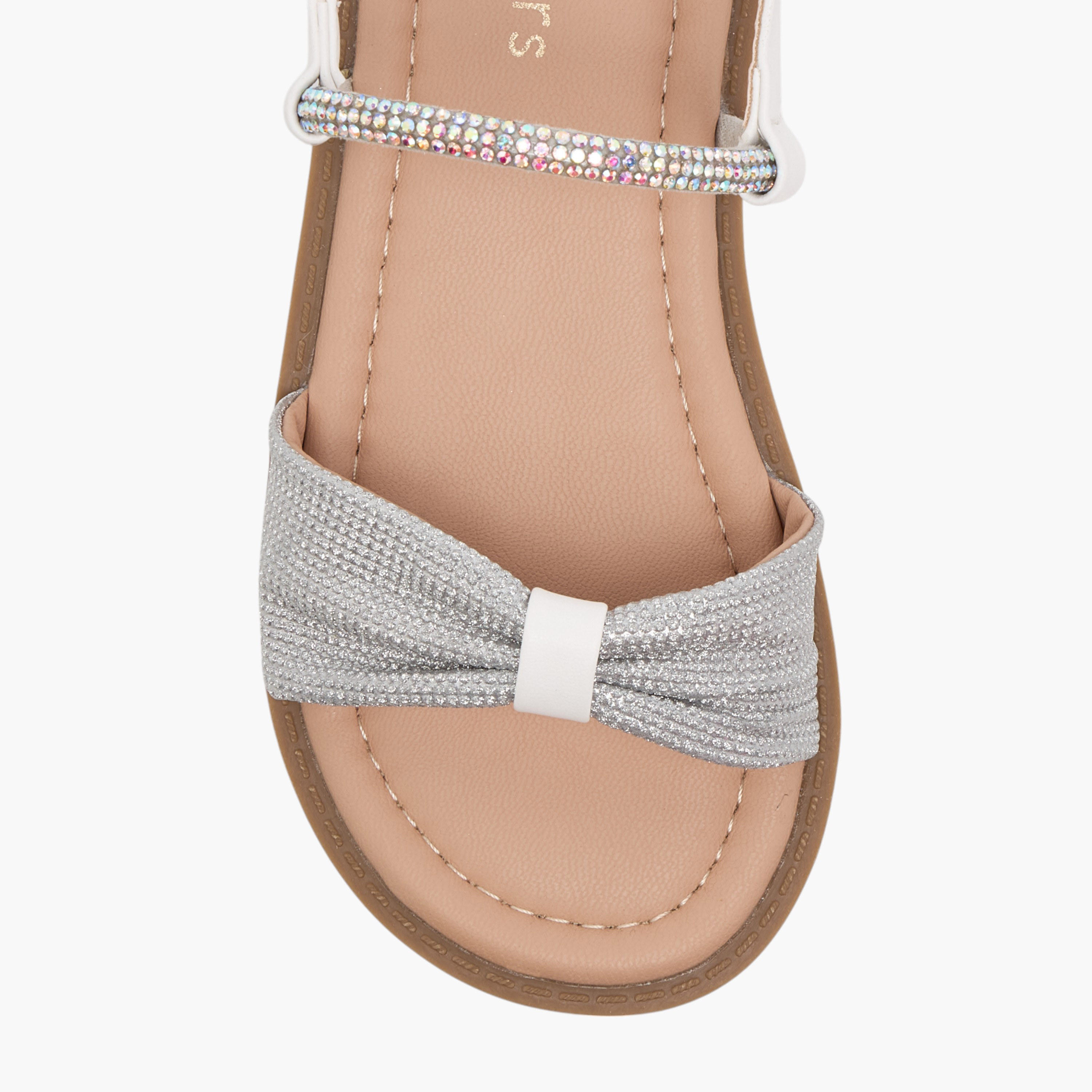 صندل مزيّن بشريط إغلاق لاصق من جونيورز-girls-shoes-sandals-image-3