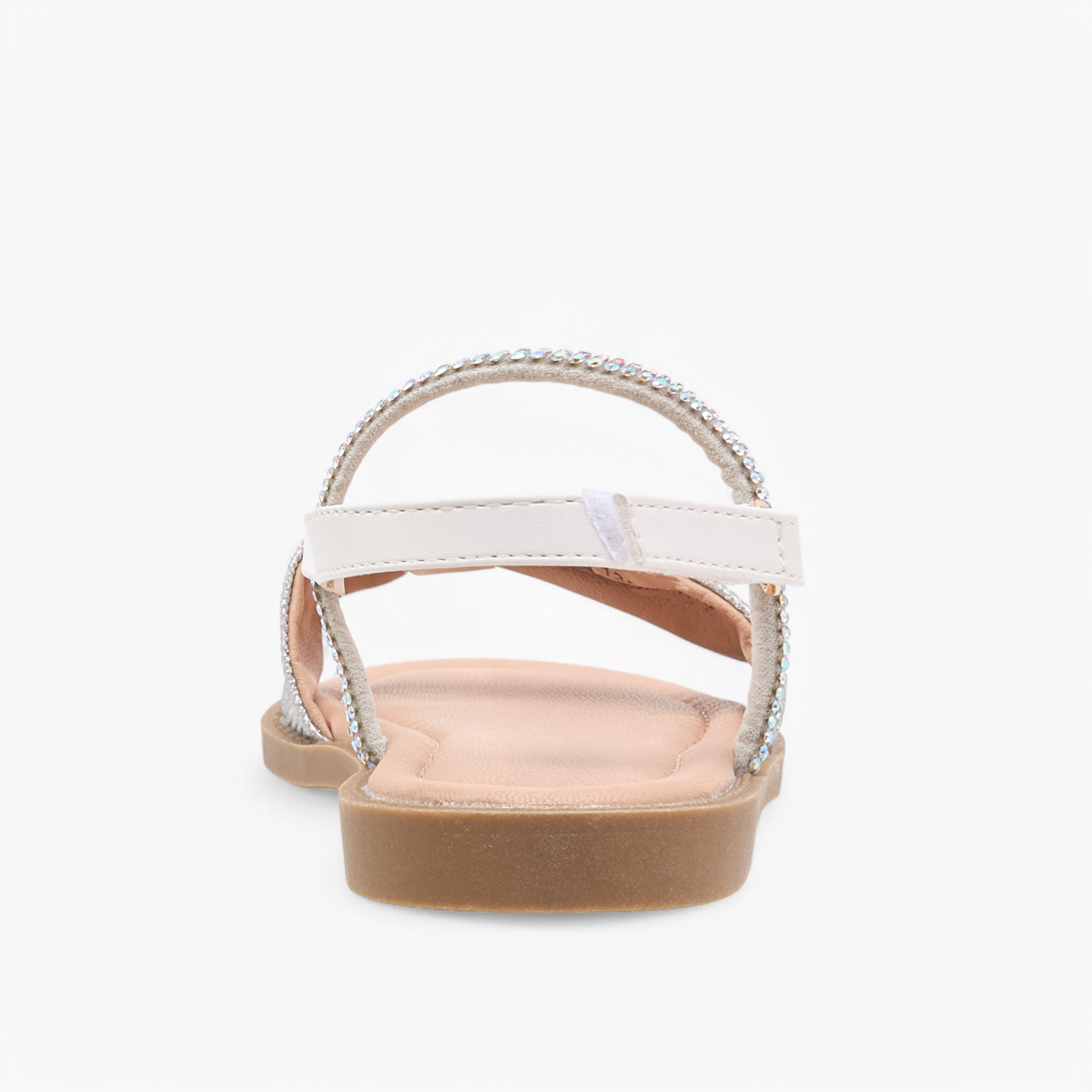 صندل مزيّن بشريط إغلاق لاصق من جونيورز-girls-shoes-sandals-image-4