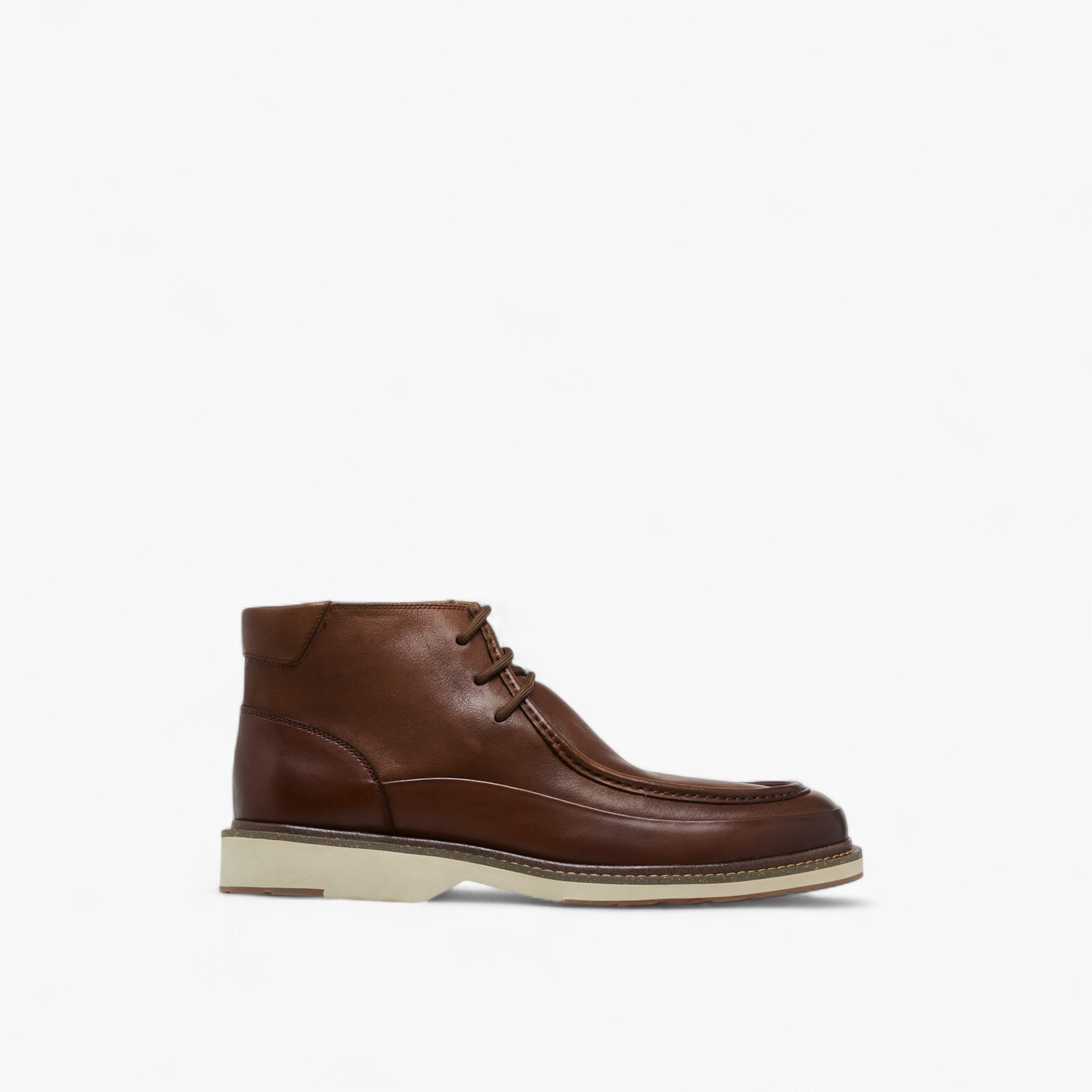 Duchini Men Lace-Up Leather Chukka Boots-men-shoes-boots-image-3