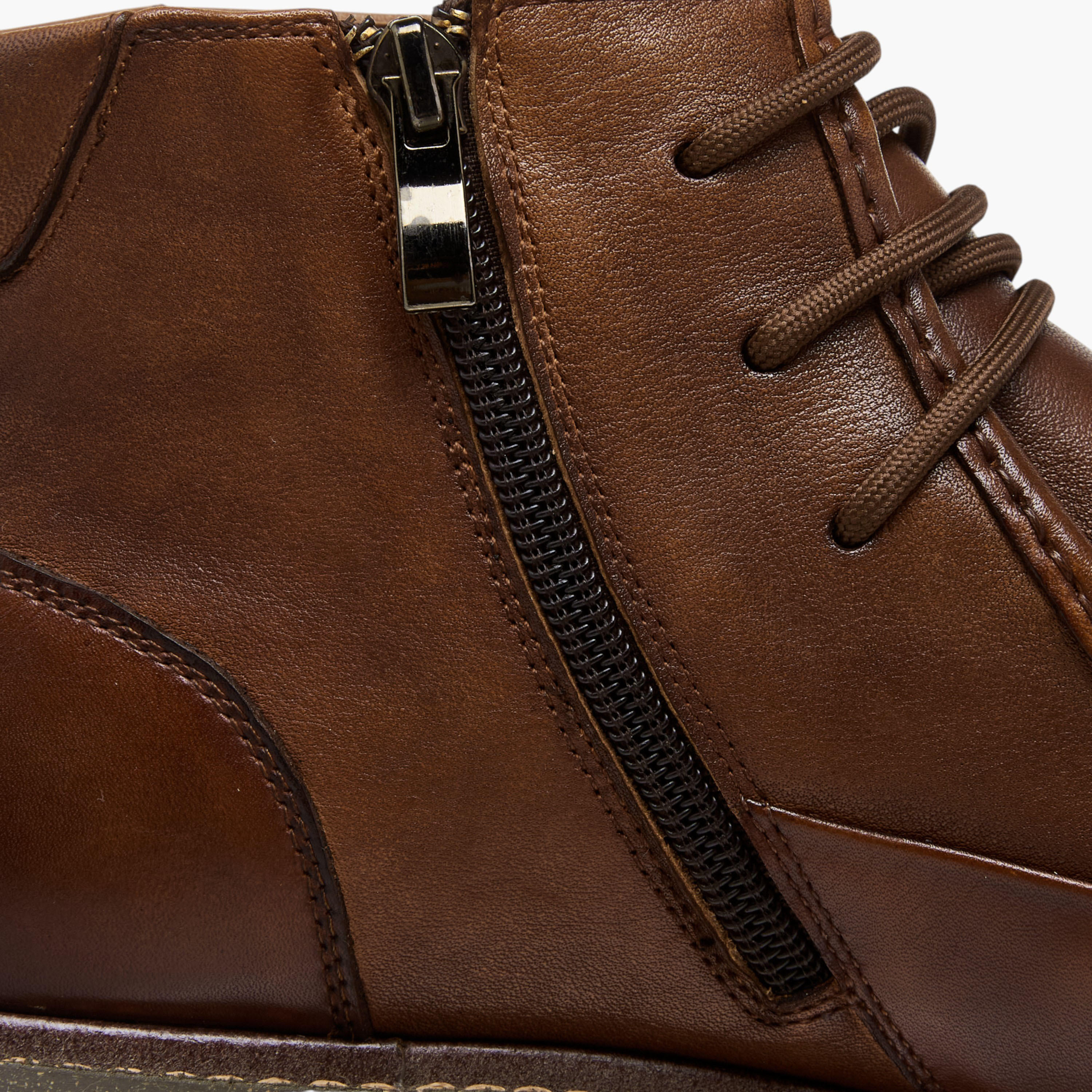 Duchini Men Lace-Up Leather Chukka Boots-men-shoes-boots-image-5