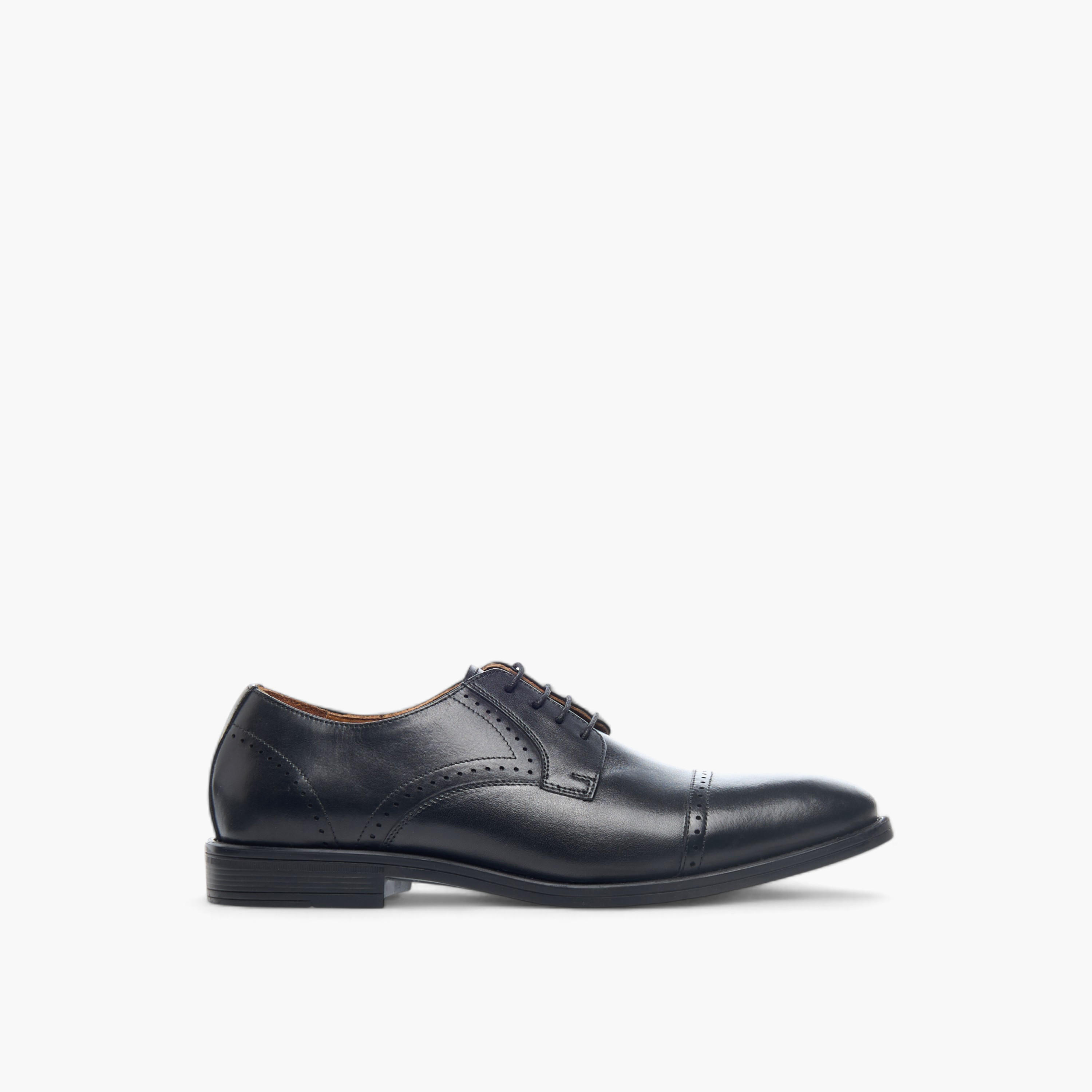 Duchini Men Genuine Leather Lace-Up Derby Shoes-men-shoes-formalshoes-image-3