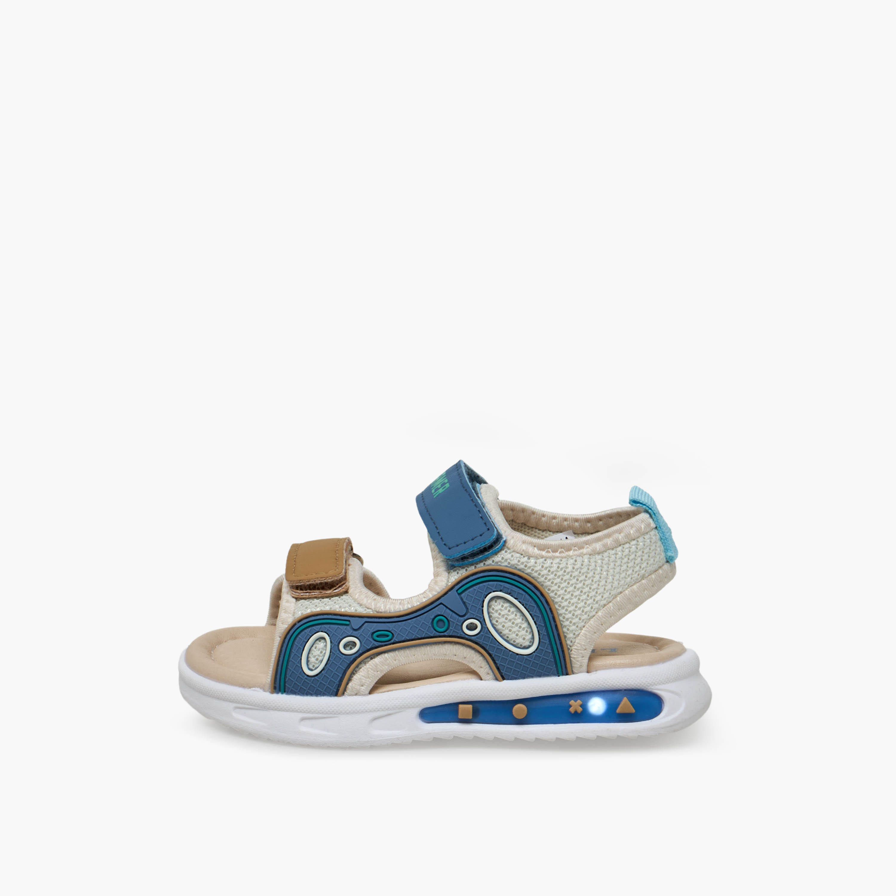 LBL by Shoexpress Boys Printed Hook & Loop Sandals-boys-shoes-sandals-image-6